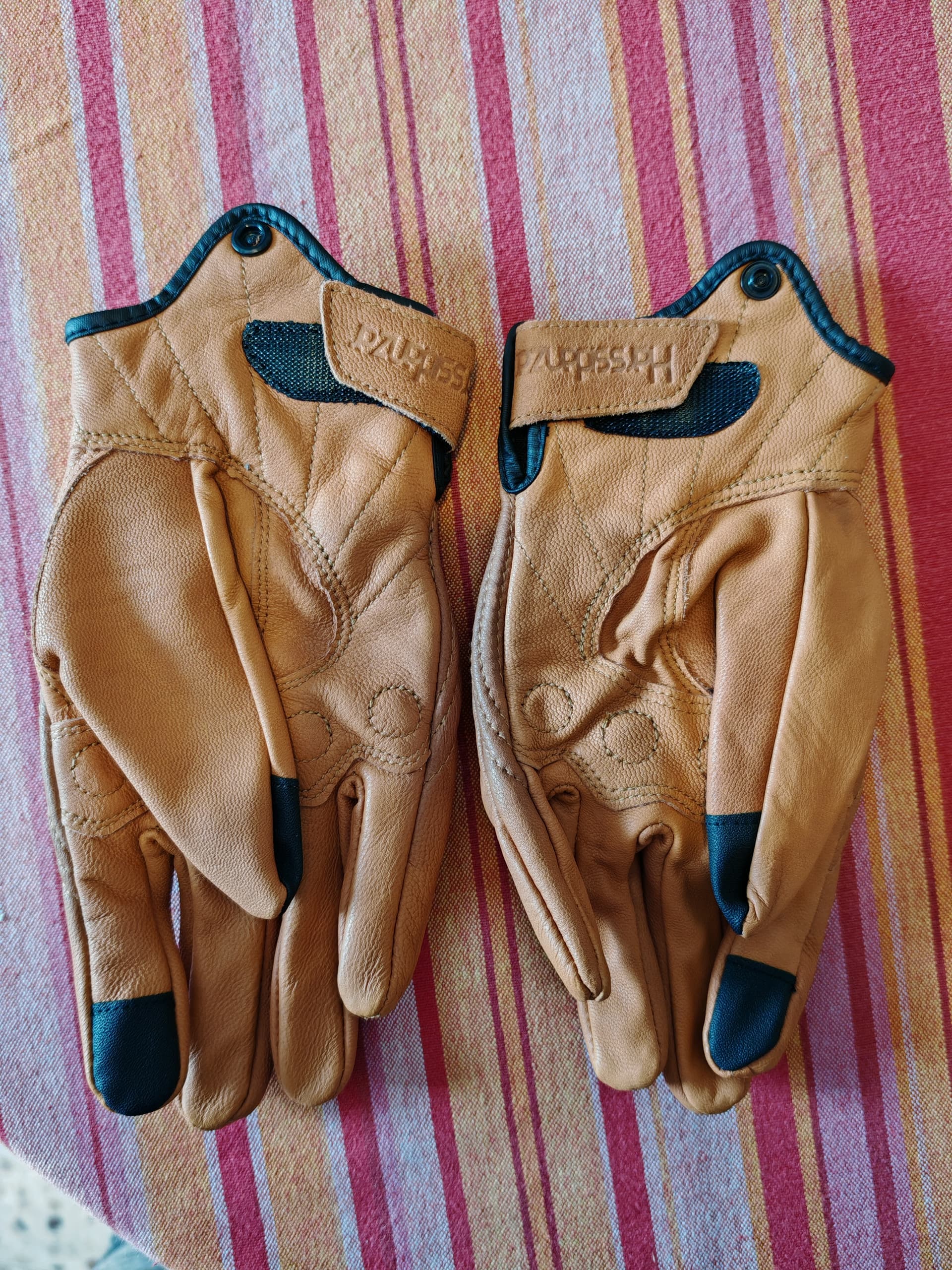 Gants moto cuir — photo 2/4