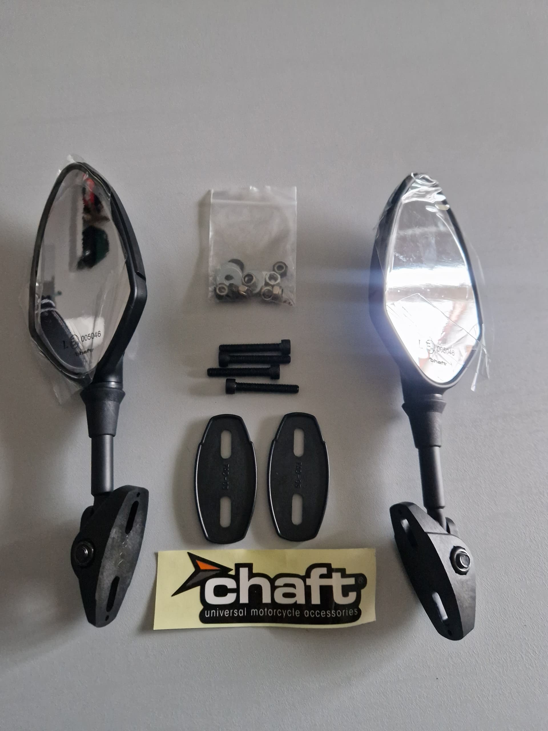 Rétroviseurs moto homologués universels CHAFT STORY — photo 2/5