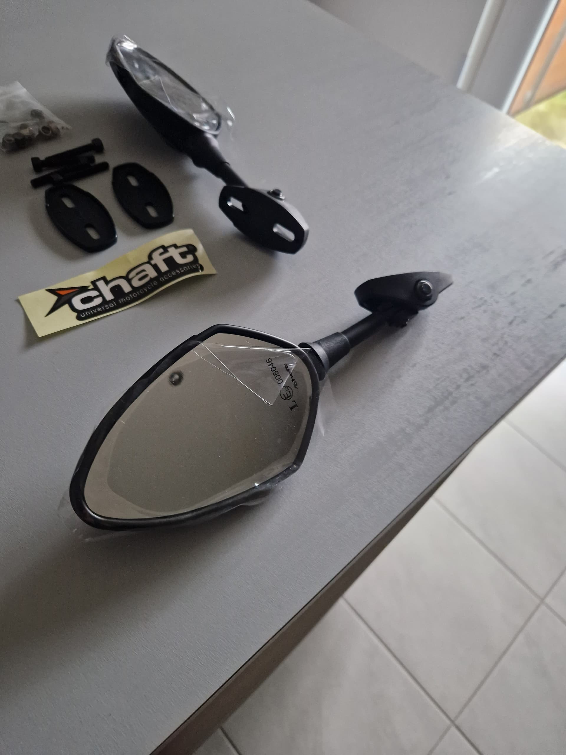 Rétroviseurs moto homologués universels CHAFT STORY — photo 3/5