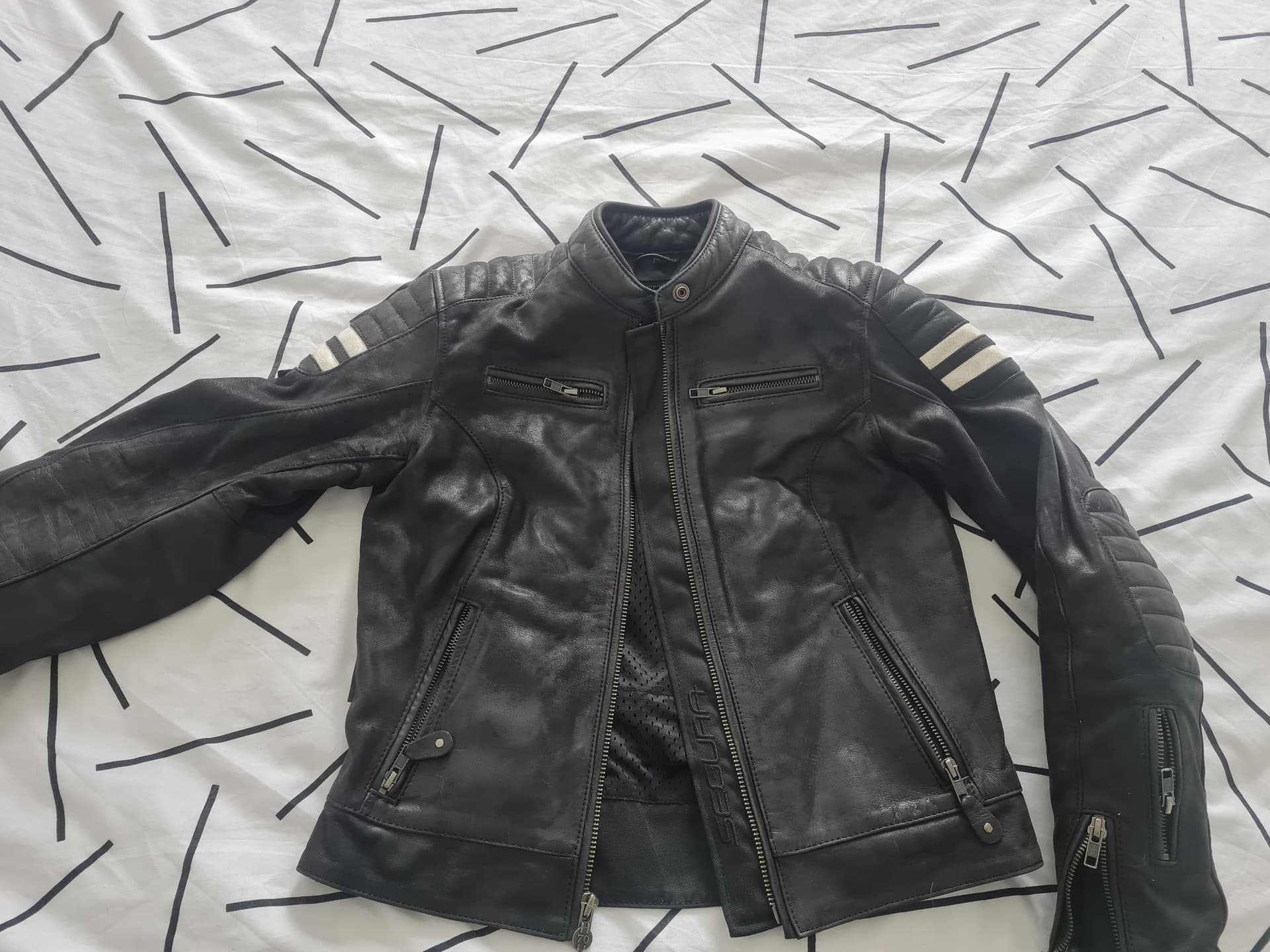 Veste cuir femme segura