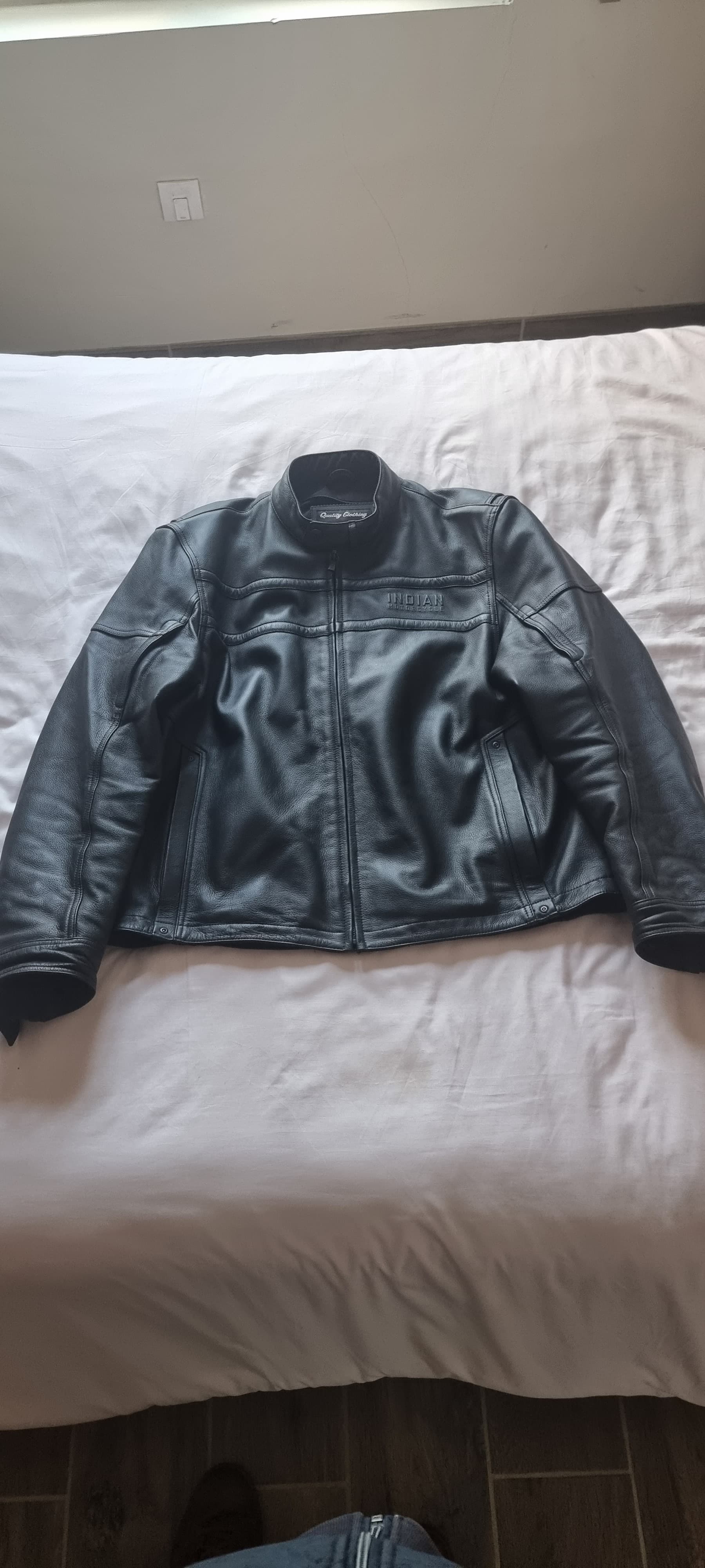 Blouson cuir homme indian taille xxxl