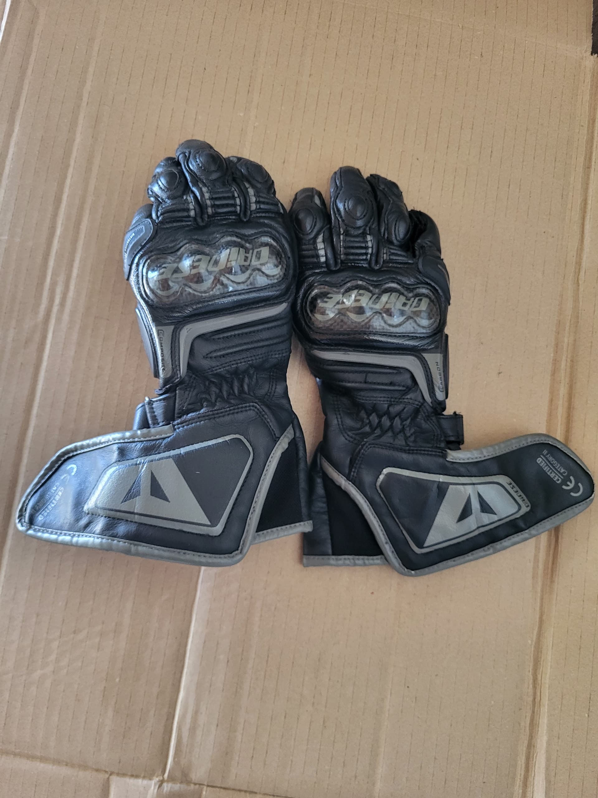 6 / XS Gants moto cuir dainese carbon d1 court — photo 2/3