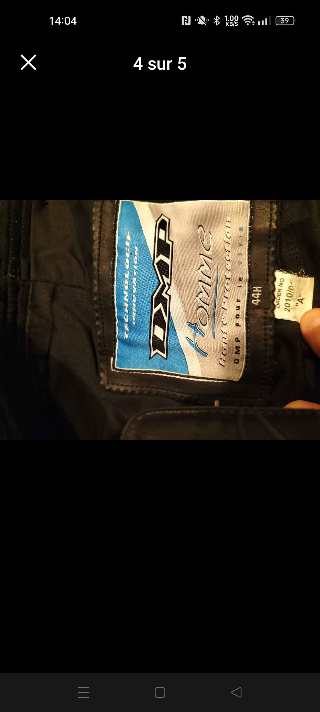 Pantalon cuir homme dmp — photo 3/5