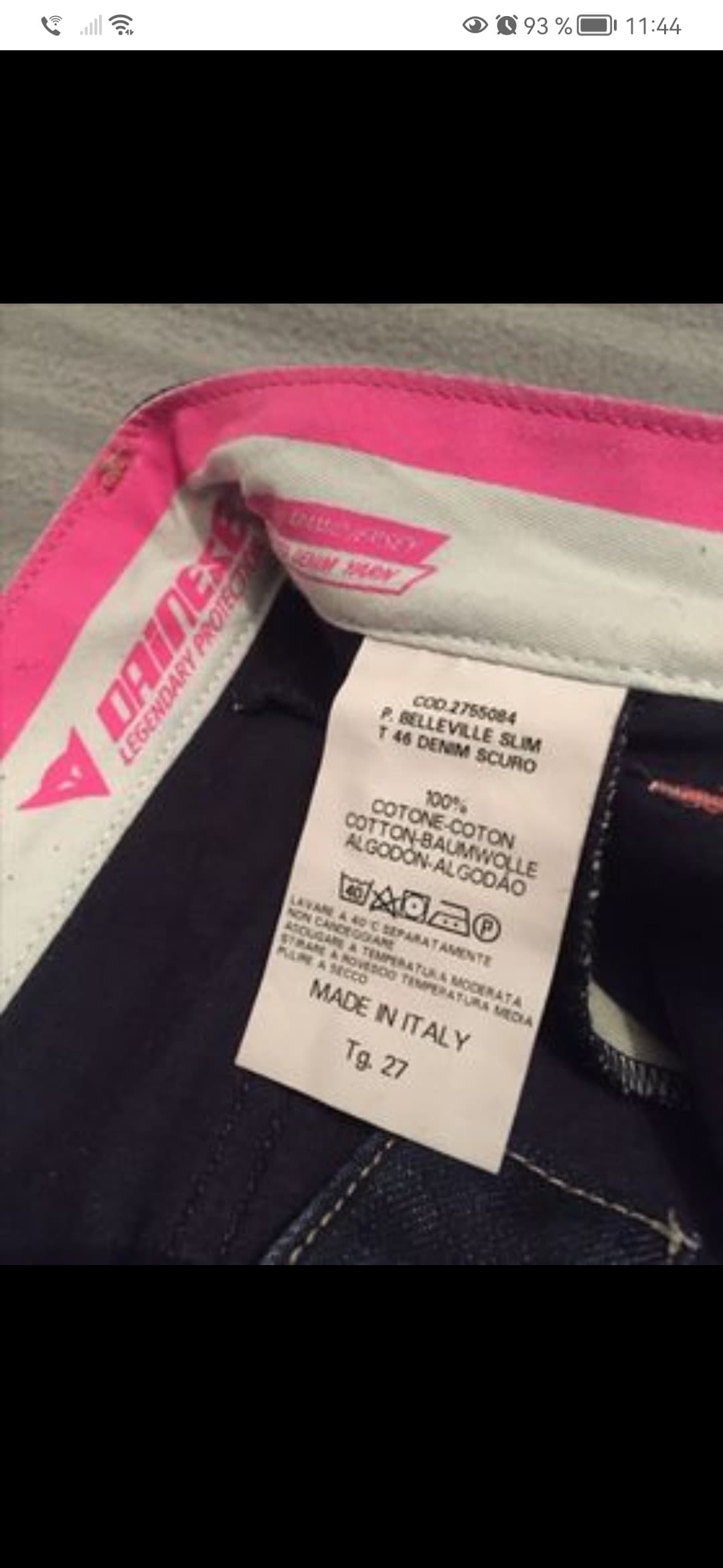 Jean moto Belleville Dainese femme — photo 4/4