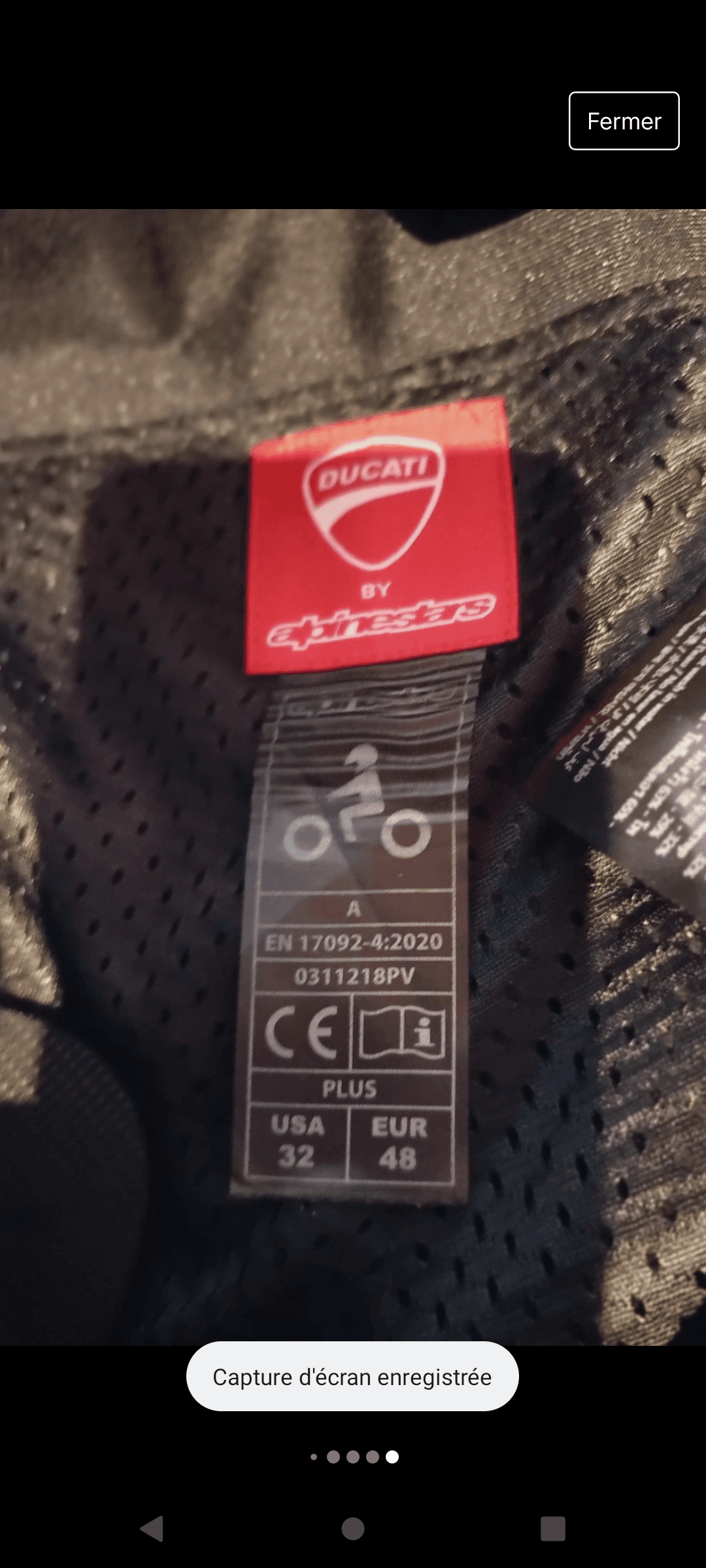Combinaison moto Ducati — photo 5/5