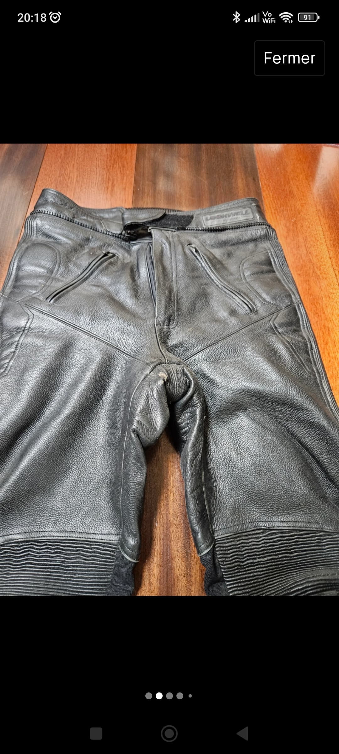 Pantalon cuir femme lookwell — photo 3/5
