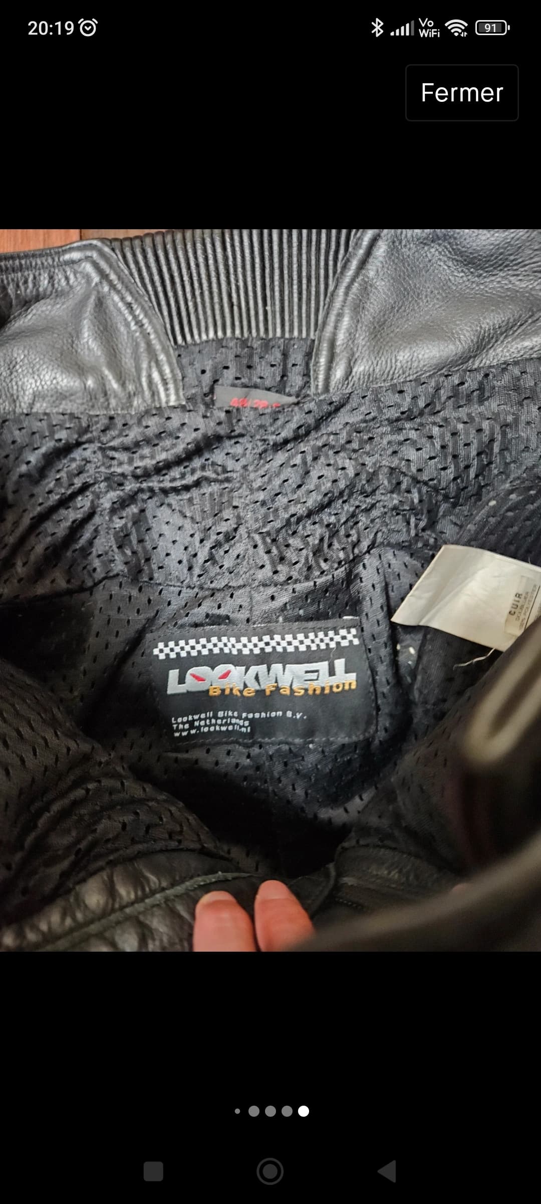 Pantalon cuir femme lookwell — photo 4/5
