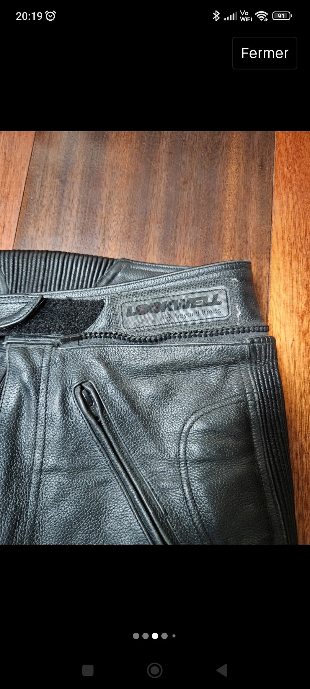 Pantalon cuir femme lookwell — photo 5/5