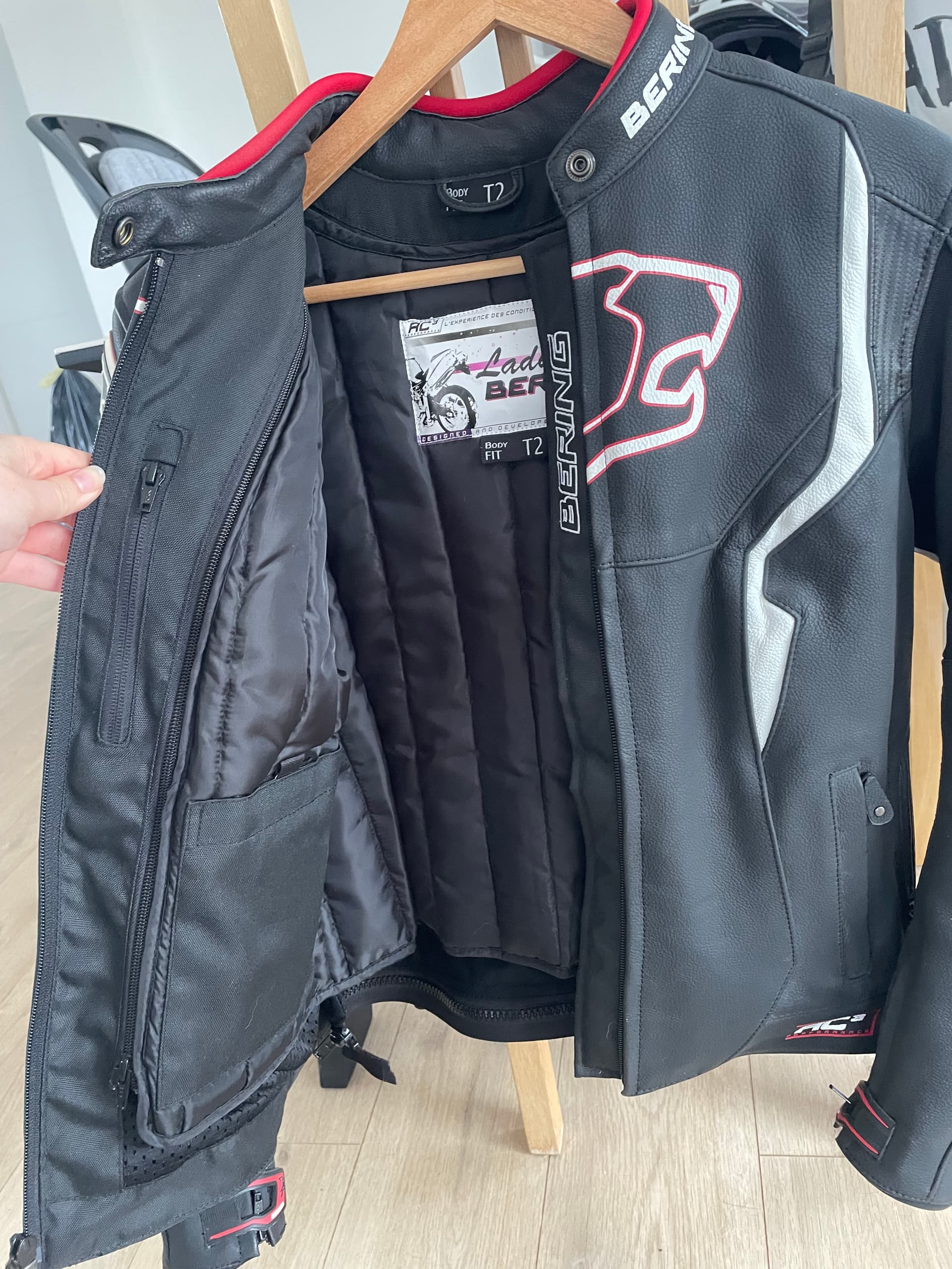 Blouson cuir femme