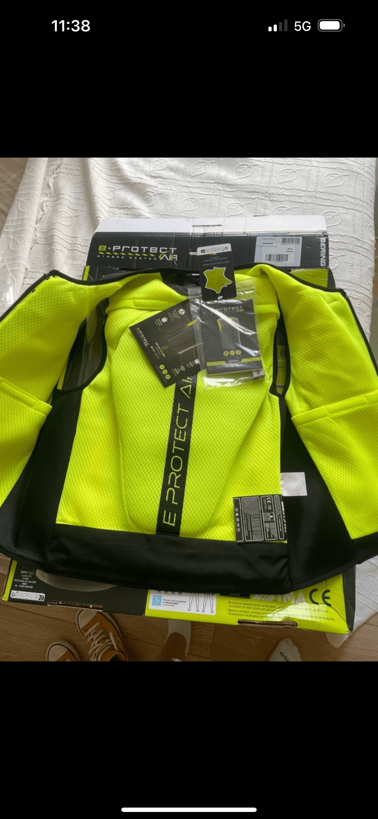 Gilet airbag Bering autonome e-protect