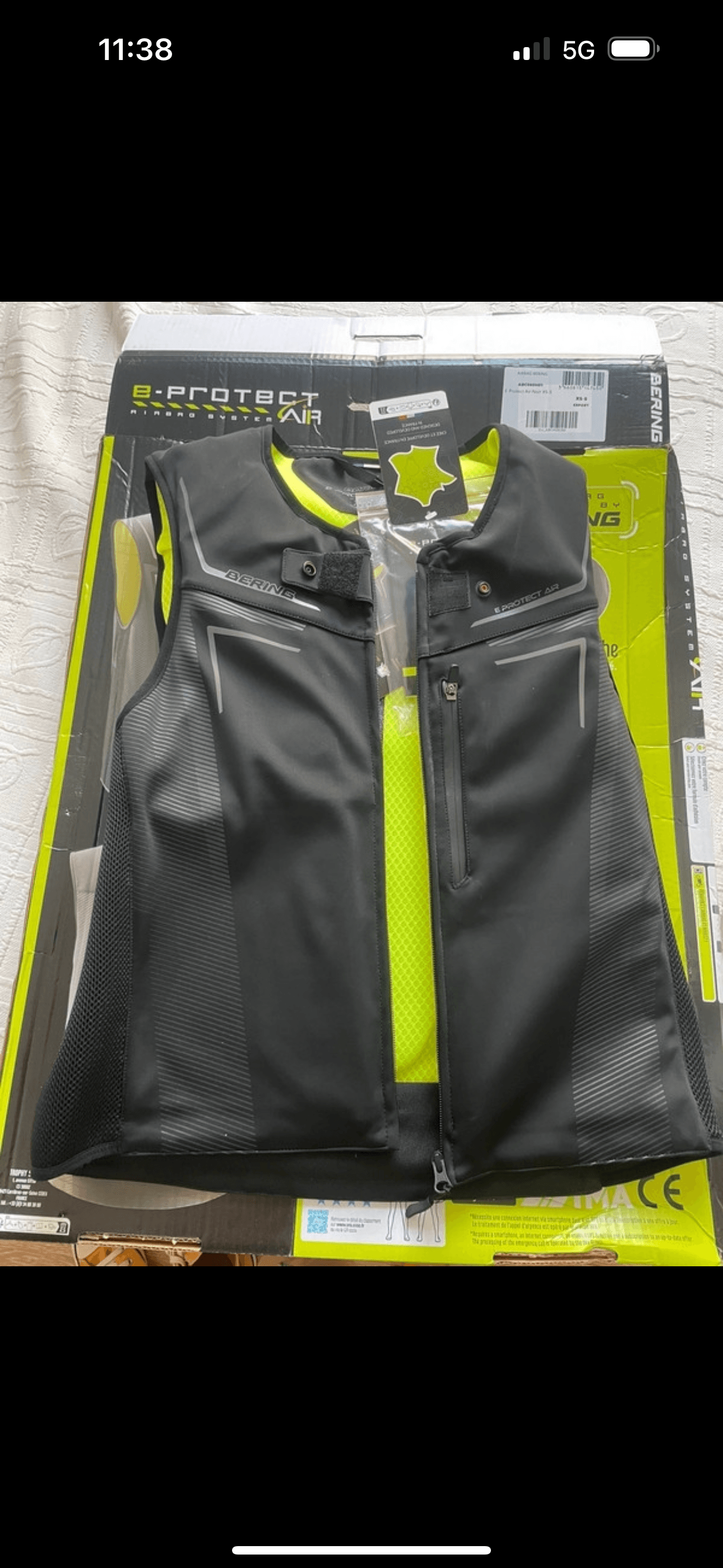 Gilet airbag Bering autonome e-protect — photo 2/5