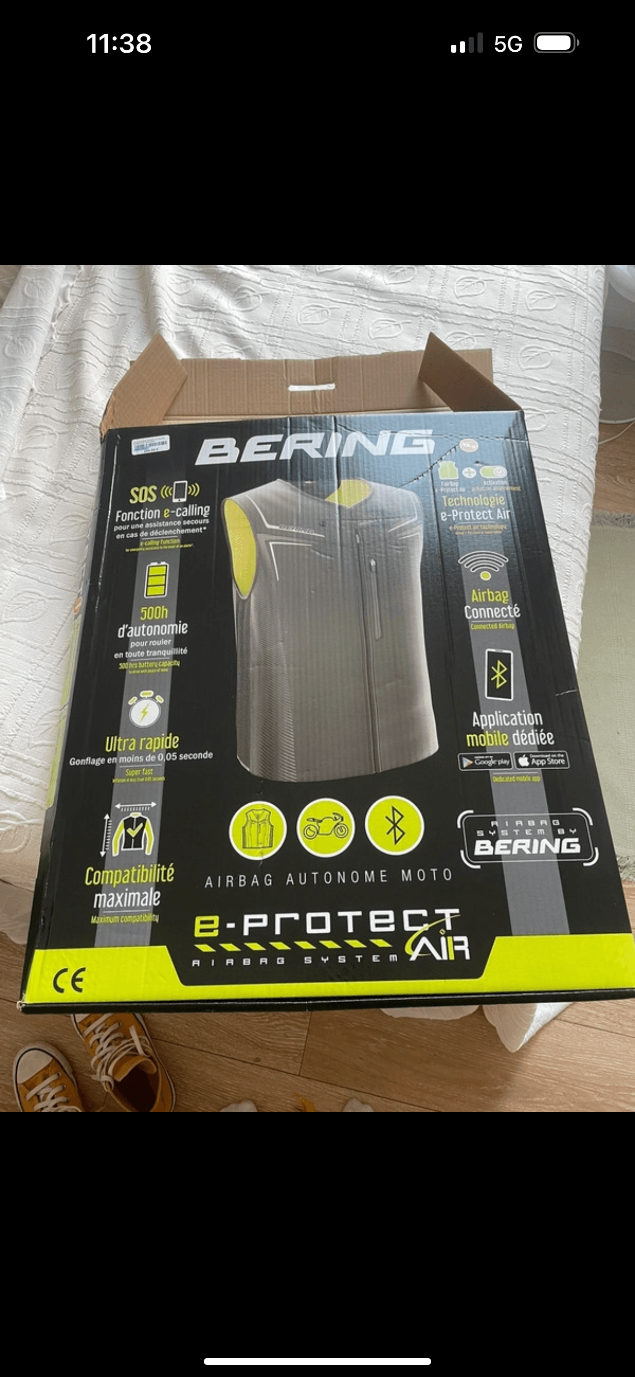 Gilet airbag Bering autonome e-protect — photo 4/5