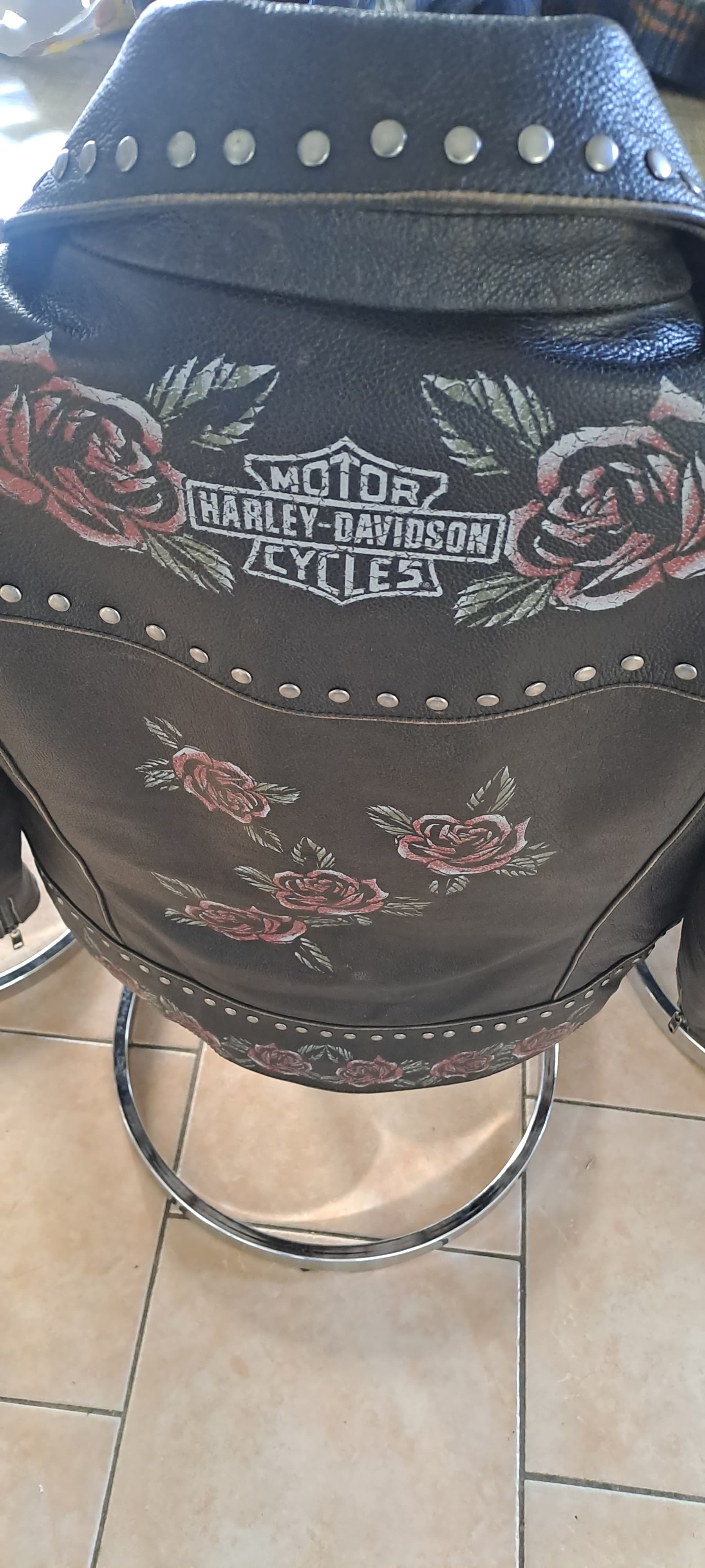 Blouson cuir femme Harley Davidson — photo 4/5