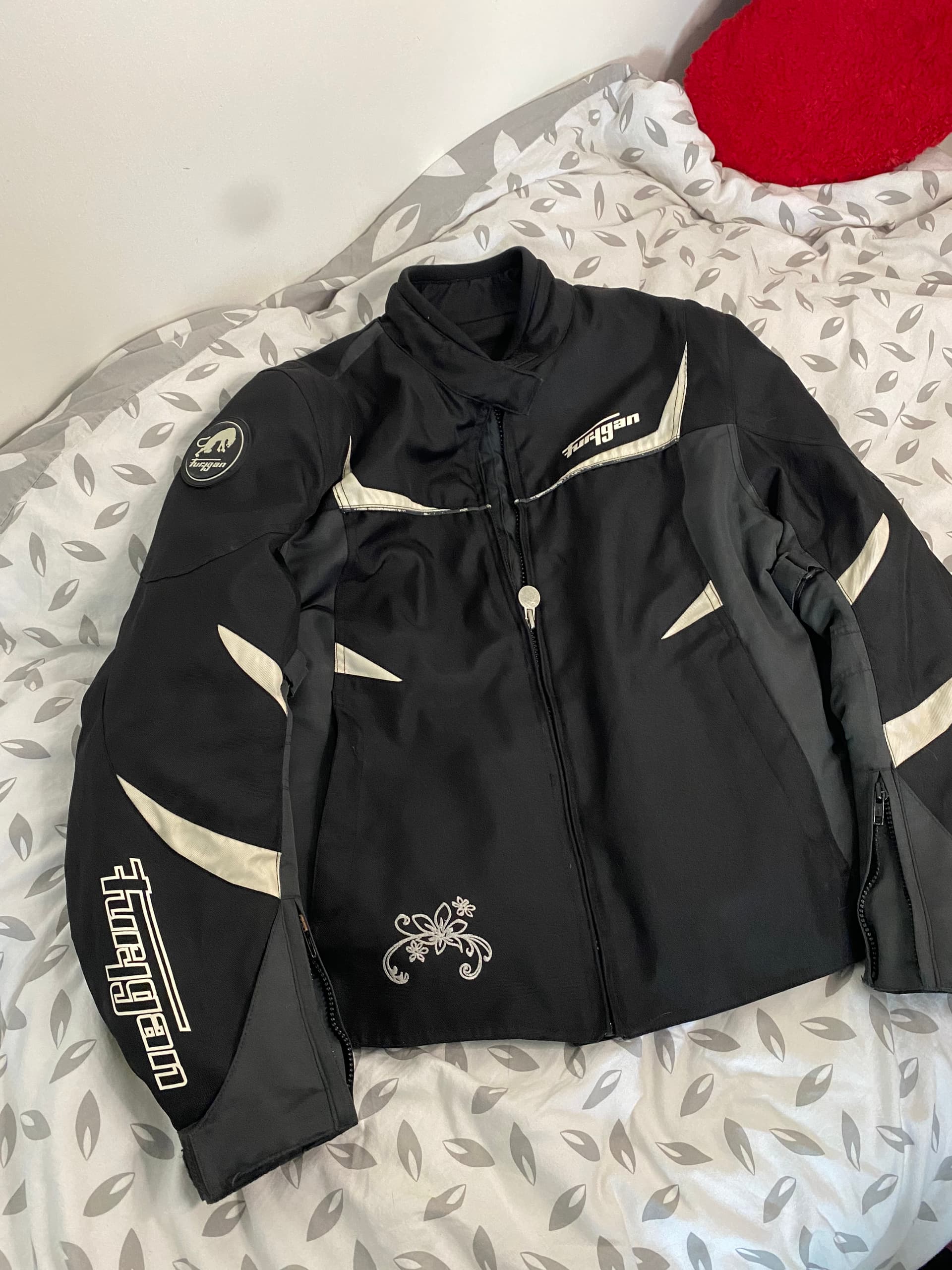 Veste moto femme