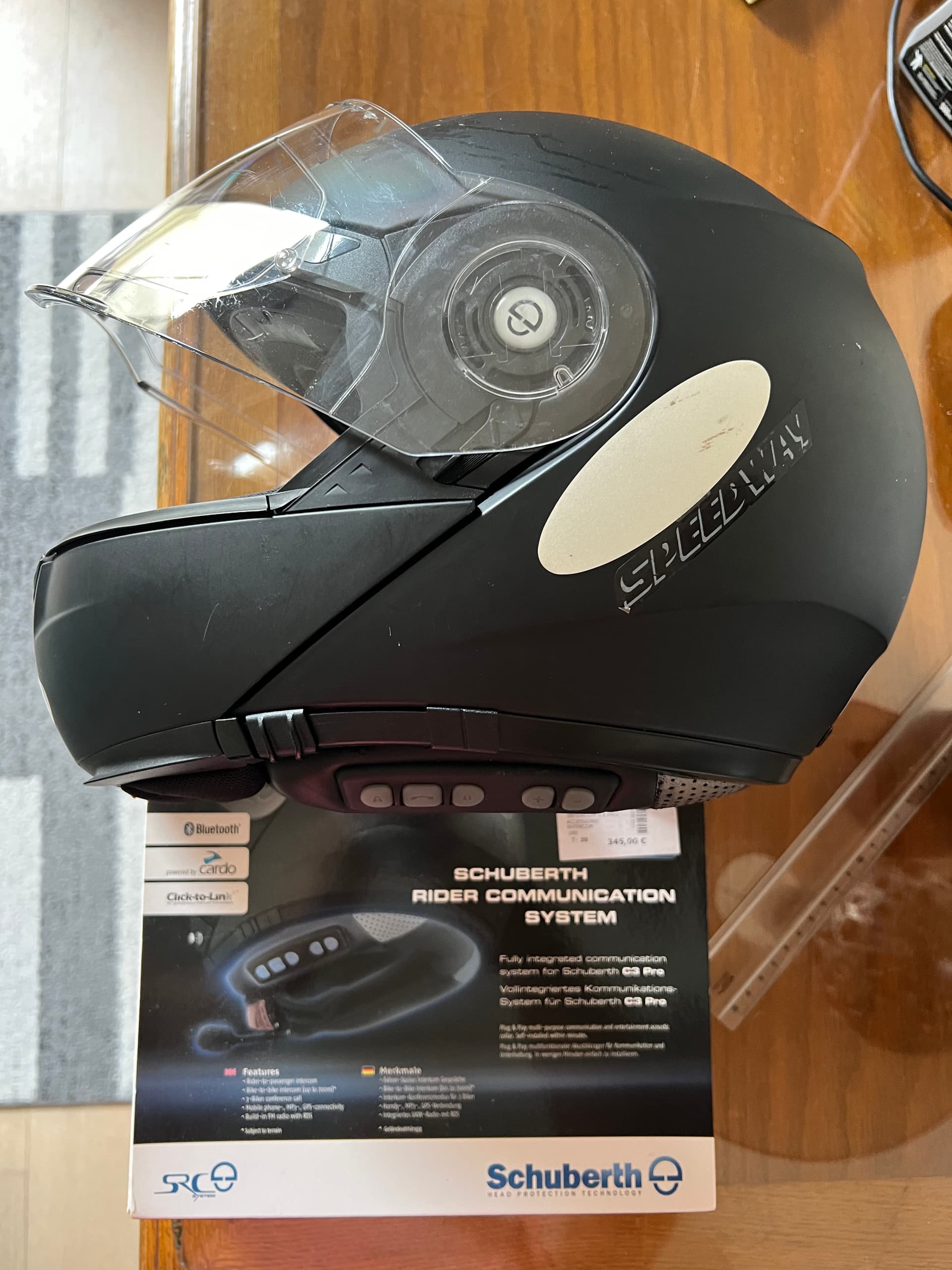 Casque Schuberth C3 Pro T59 avec intercom