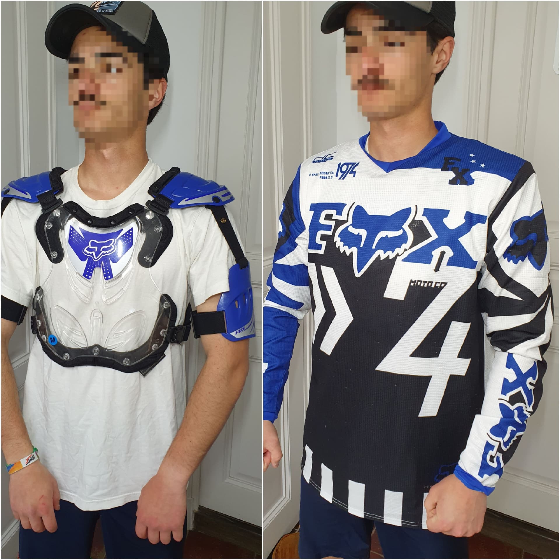 Maillot et plastron de moto cross taille S — photo 1/5