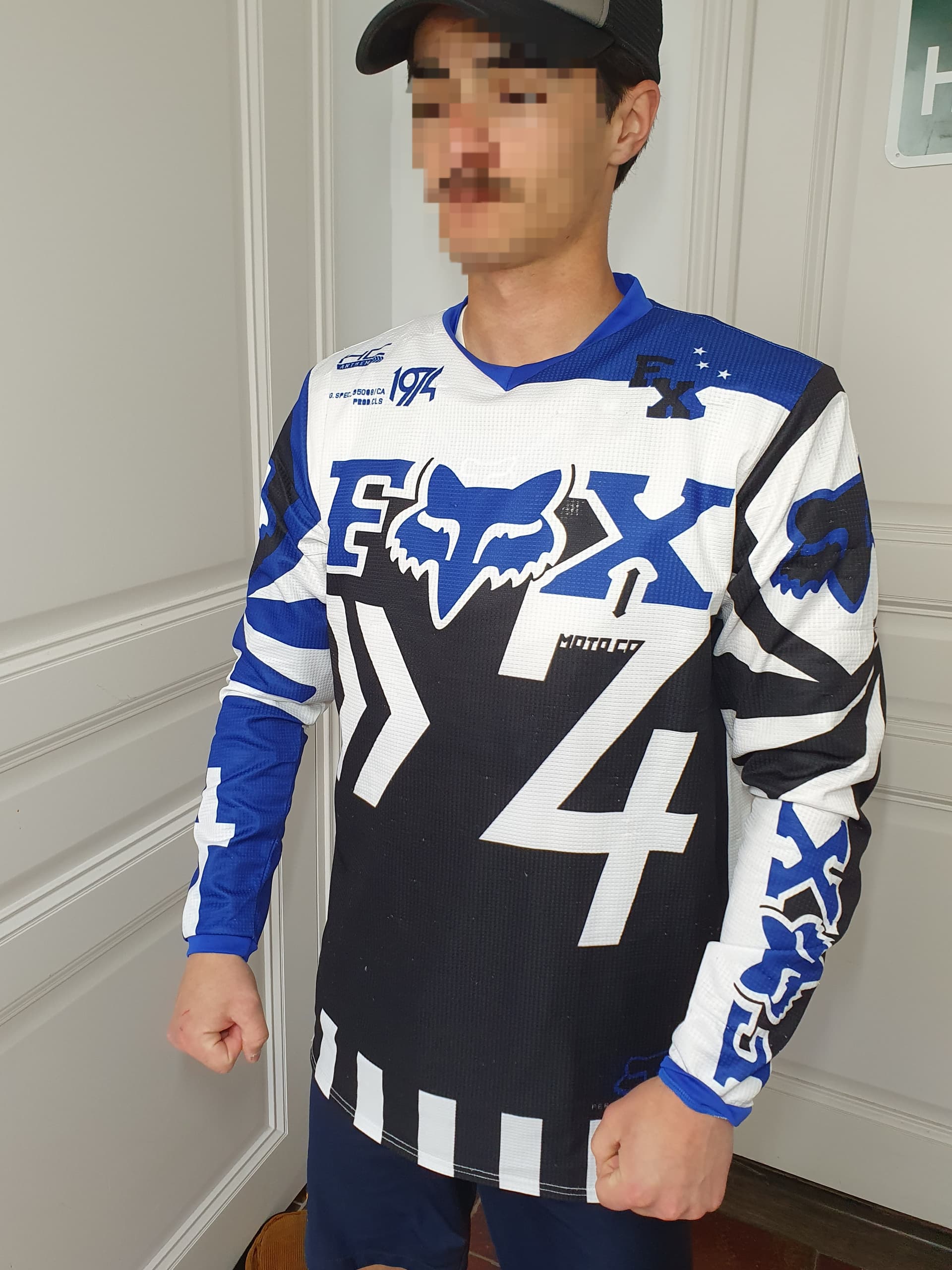 Maillot et plastron de moto cross taille S — photo 3/5