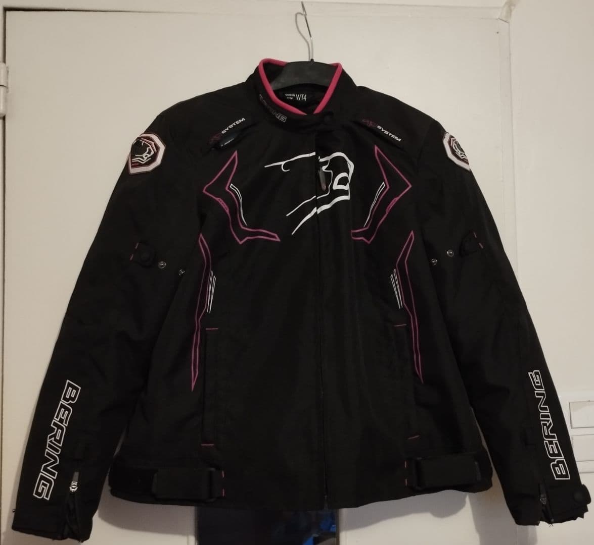 Veste Bering rose et noir