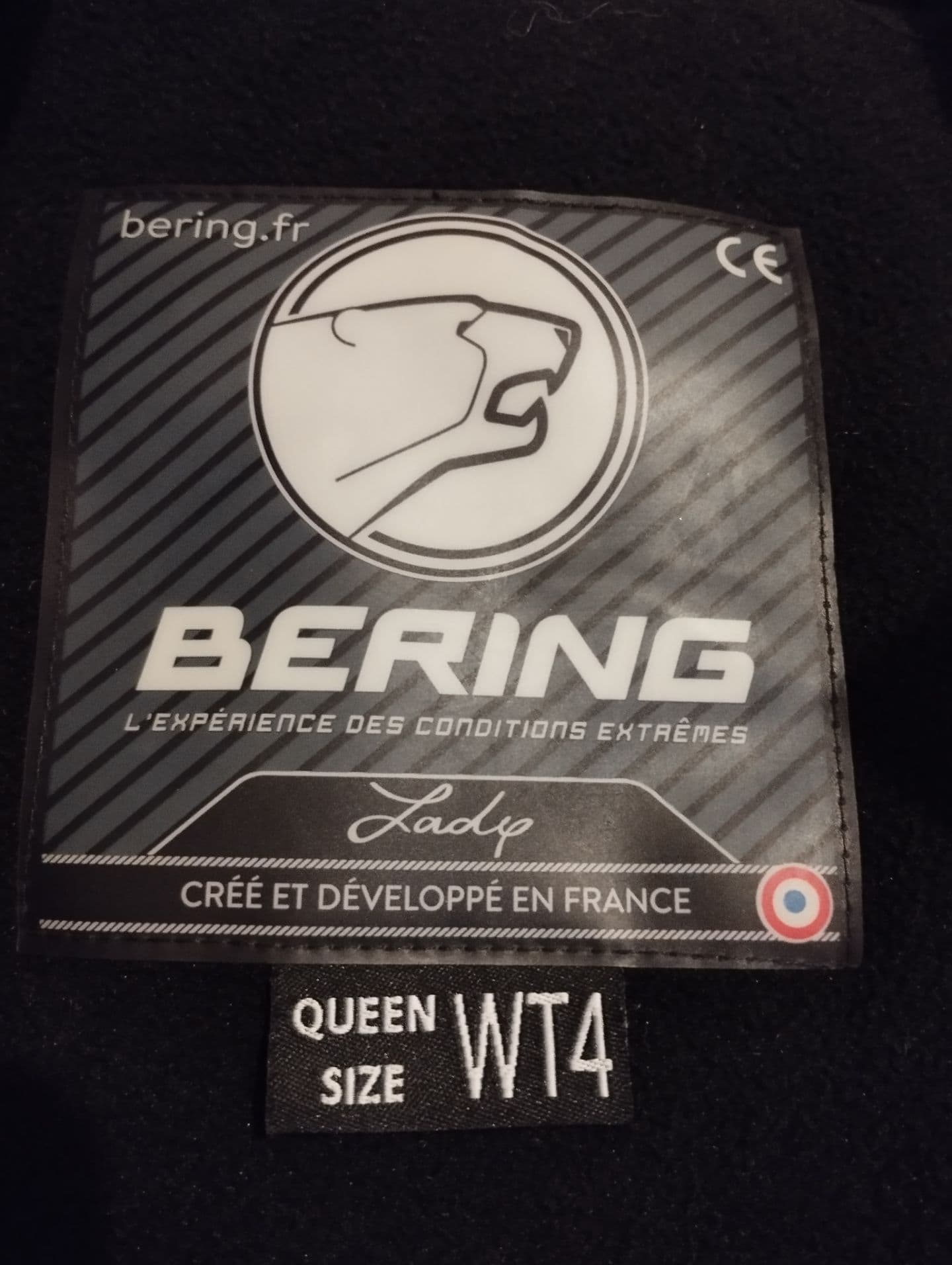 Veste Bering rose et noir — photo 4/5