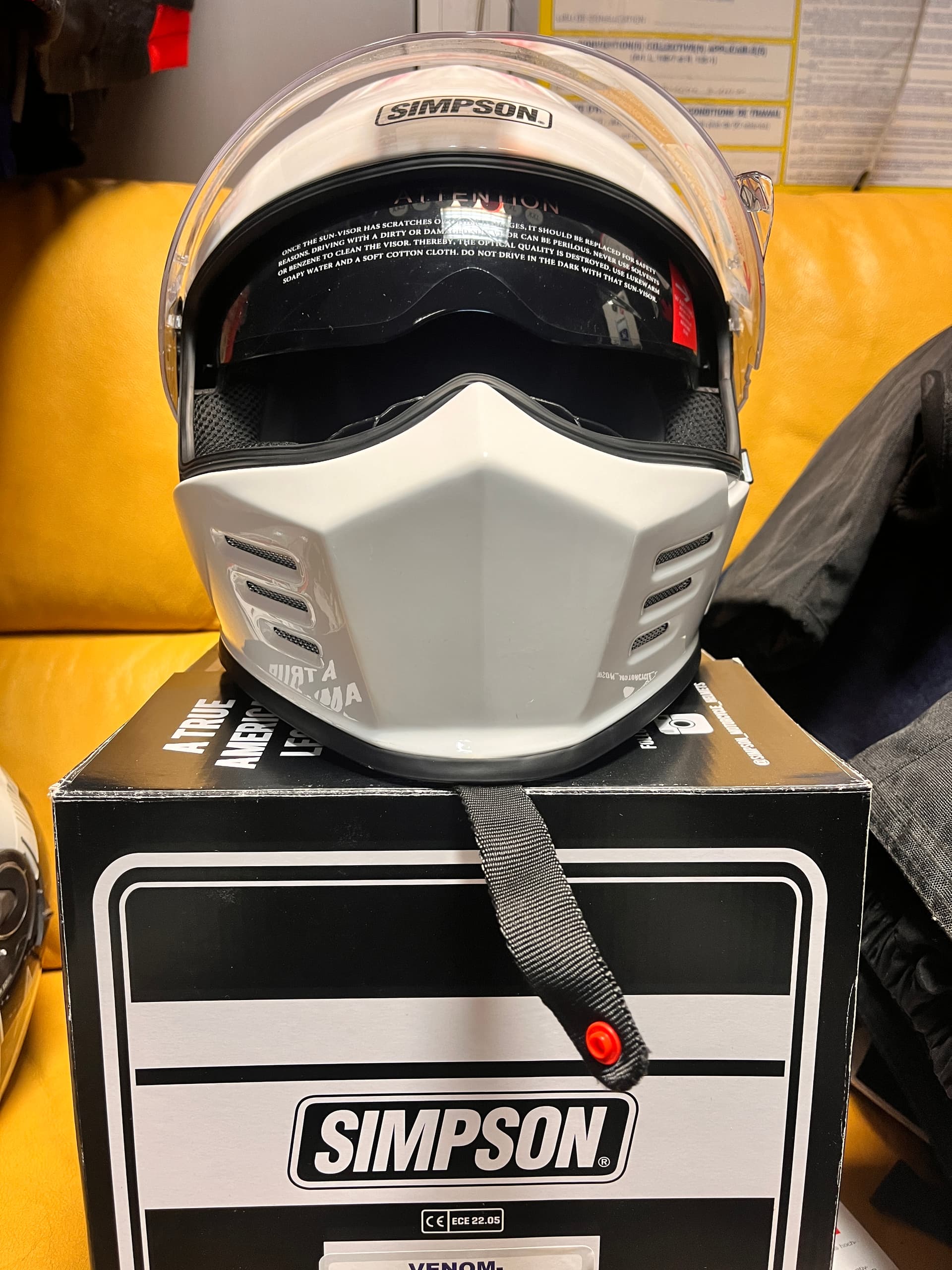 Casque moto simpson — photo 2/4