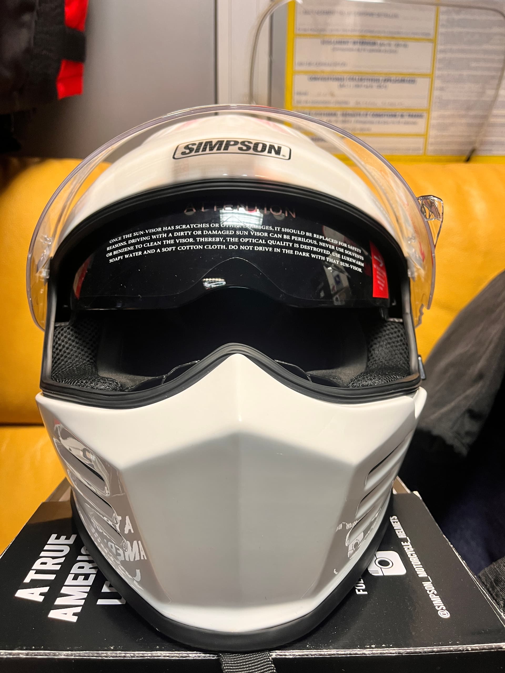 Casque moto simpson — photo 4/4