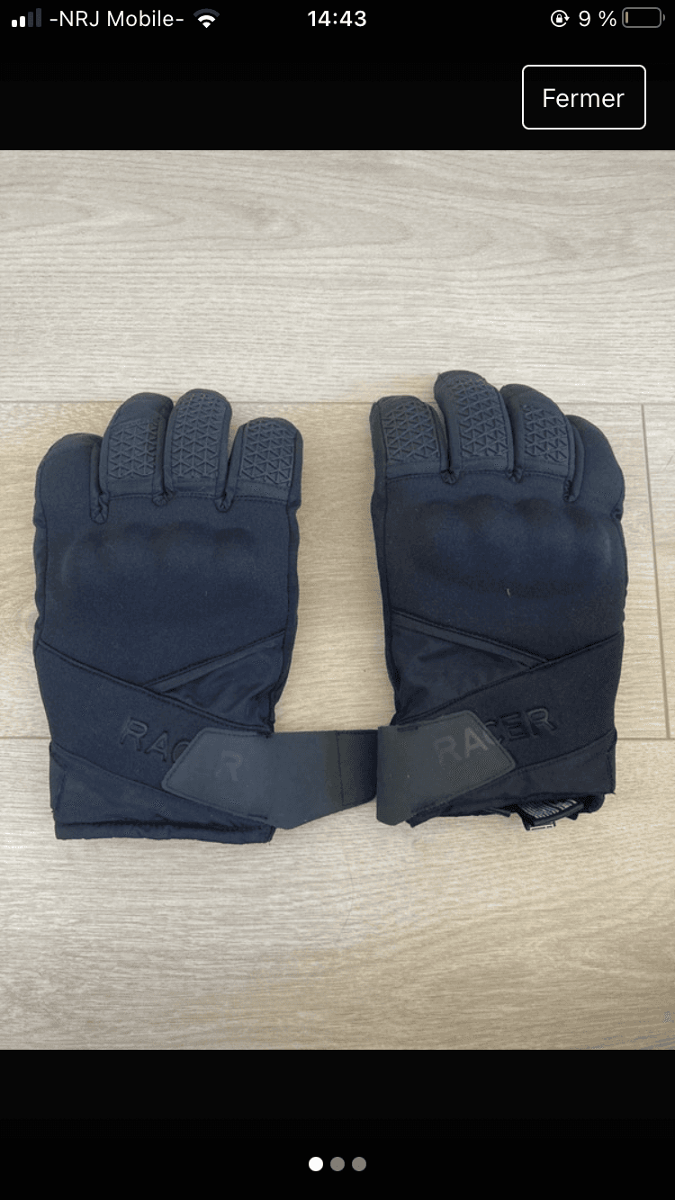Gant moto Racer 3XL