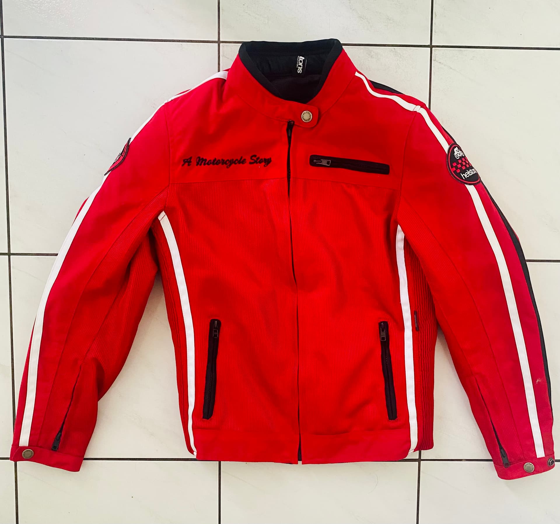 Blouson moto femme neuf  HELSTONS — photo 1/3