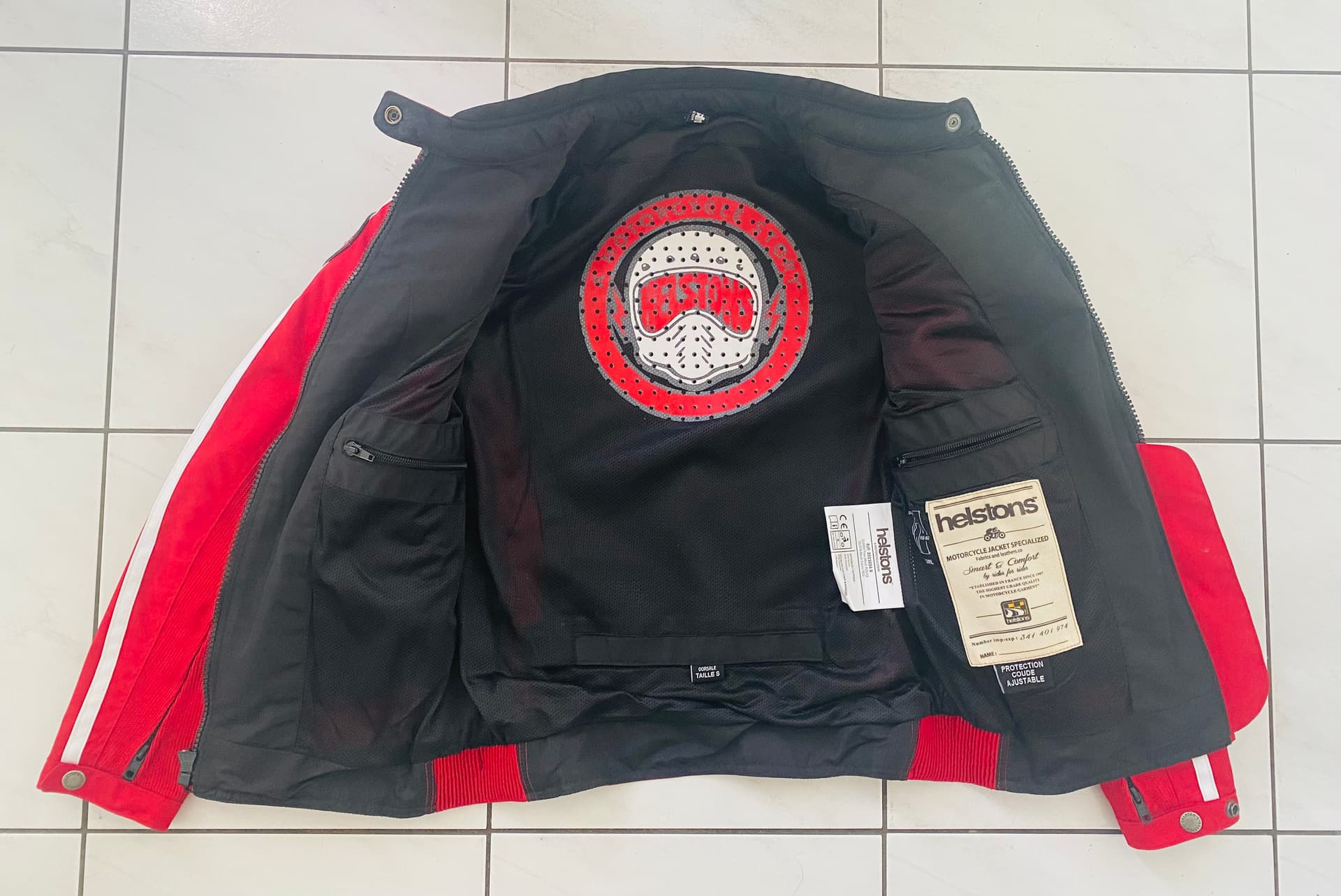Blouson moto femme neuf  HELSTONS — photo 3/3