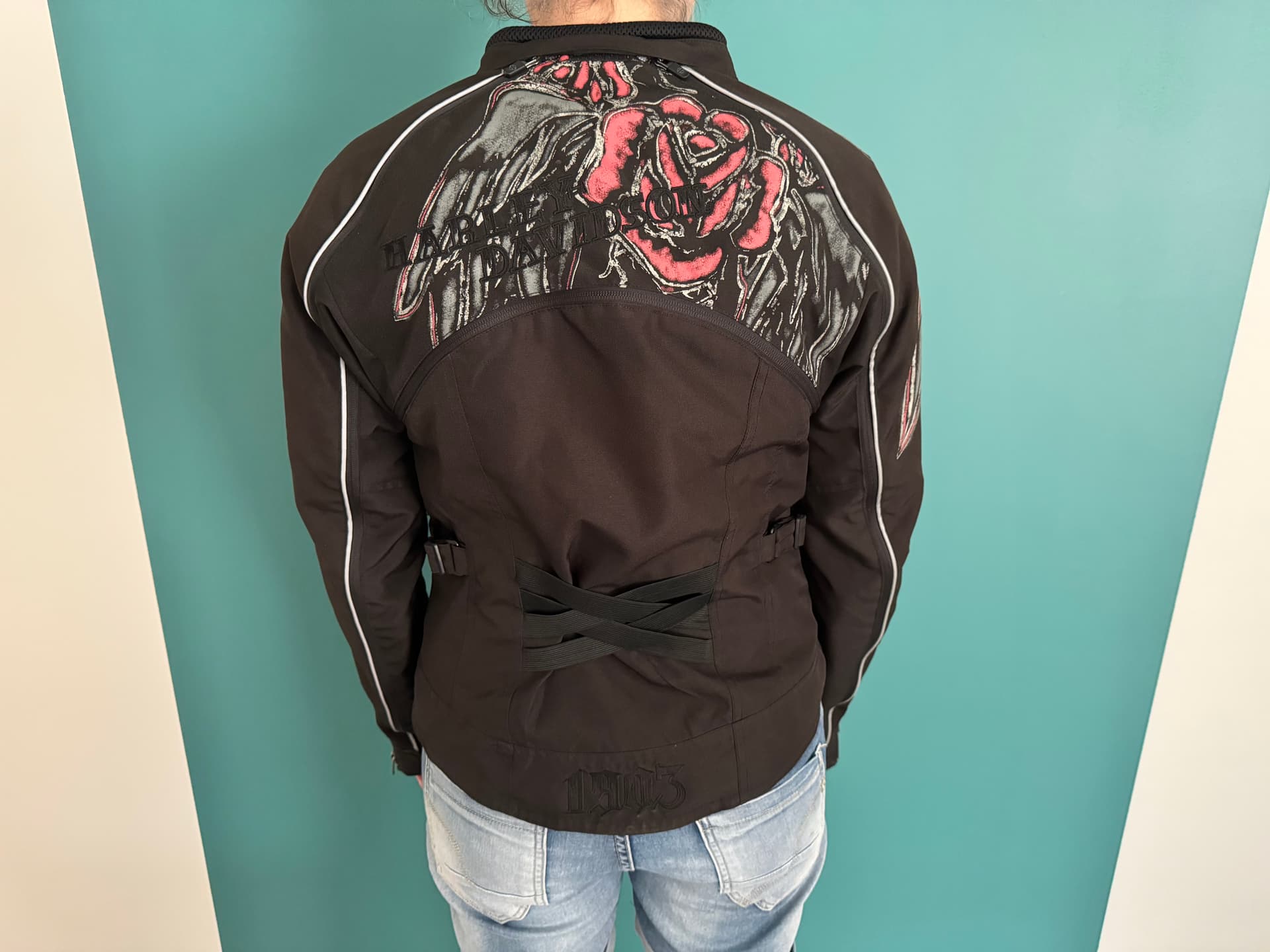 Blouson moto femme Harley Davidson — photo 2/4