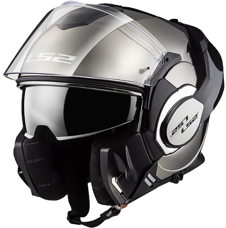 Casque modulable chromé