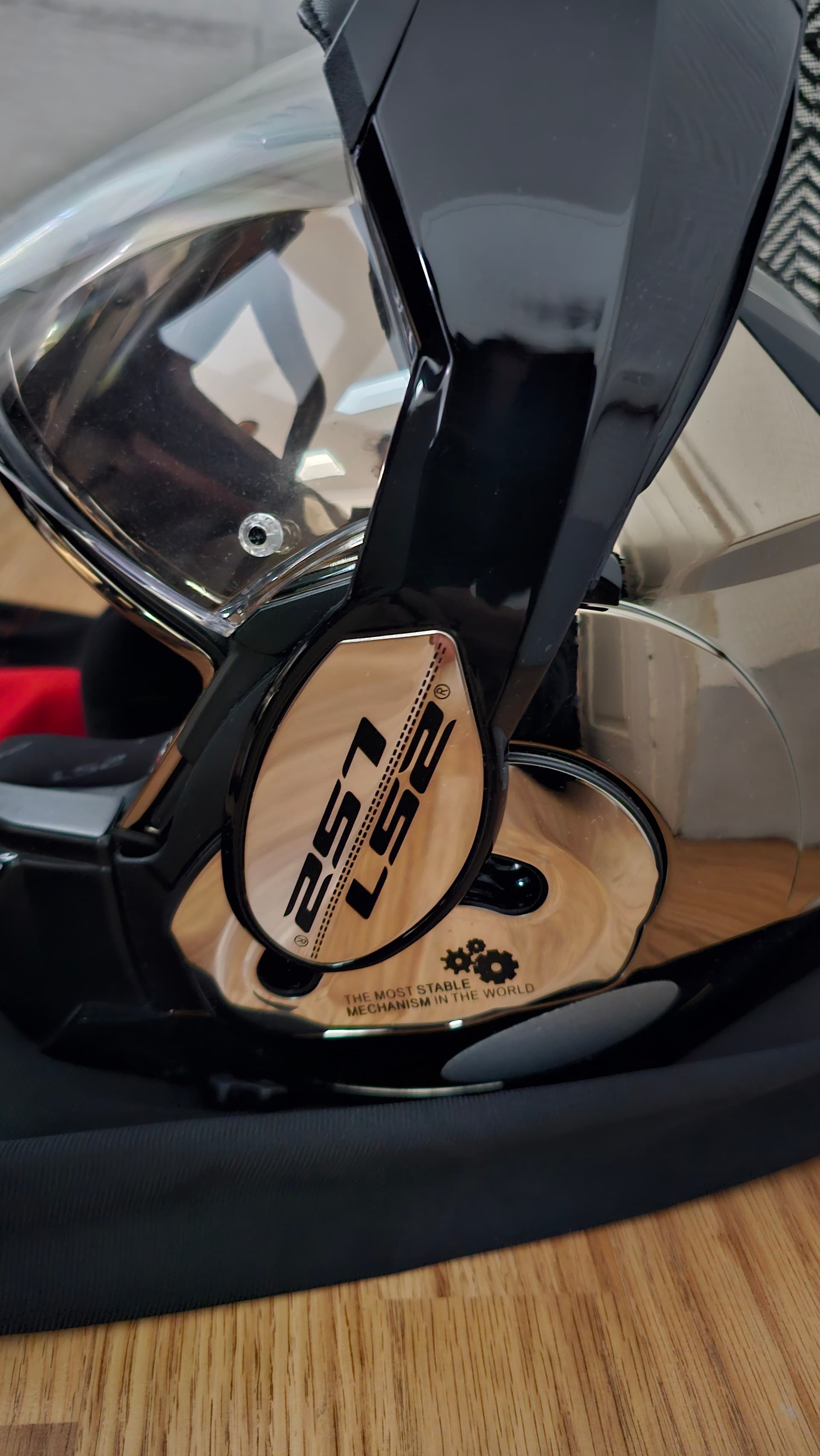 Casque modulable chromé — photo 4/4