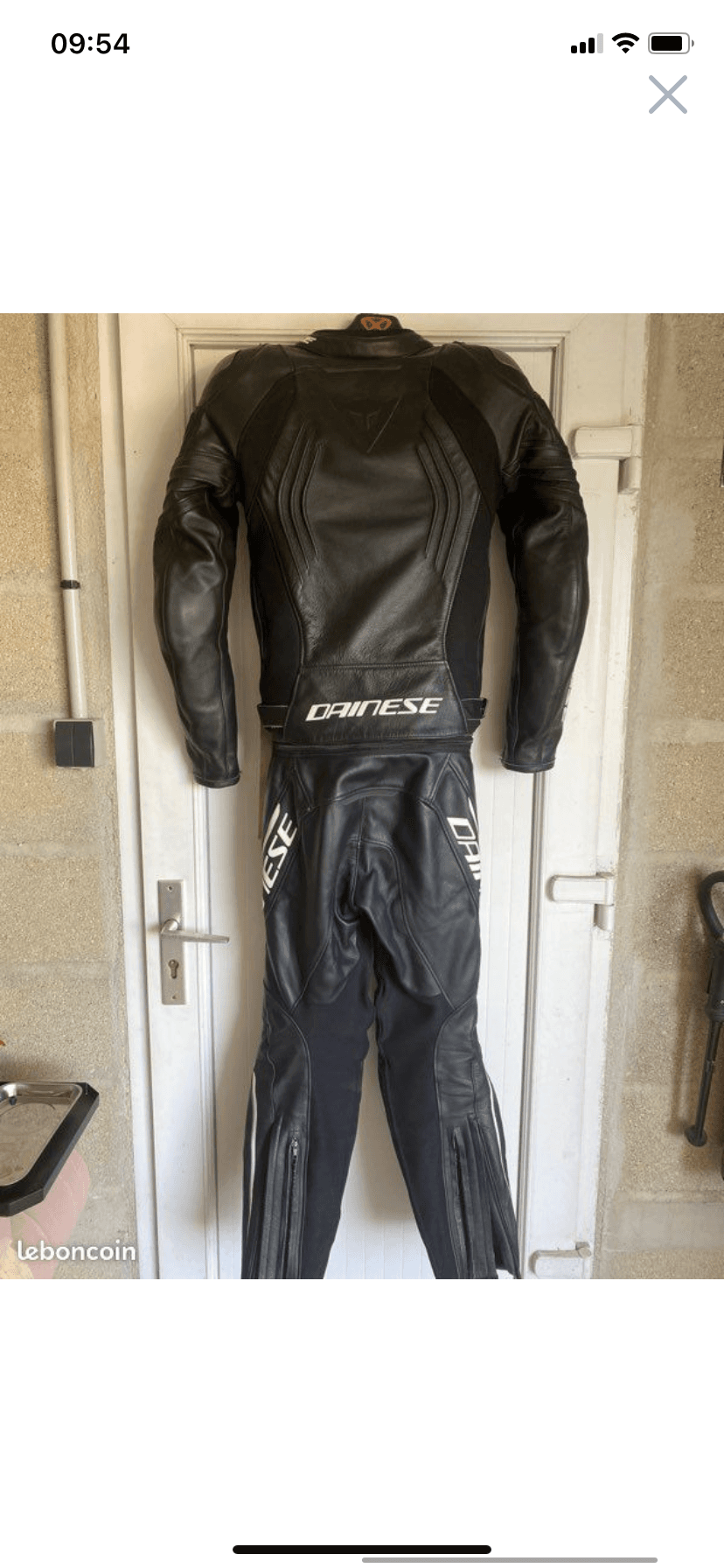Équipement 2 pièces Dainese cuire — photo 2/2