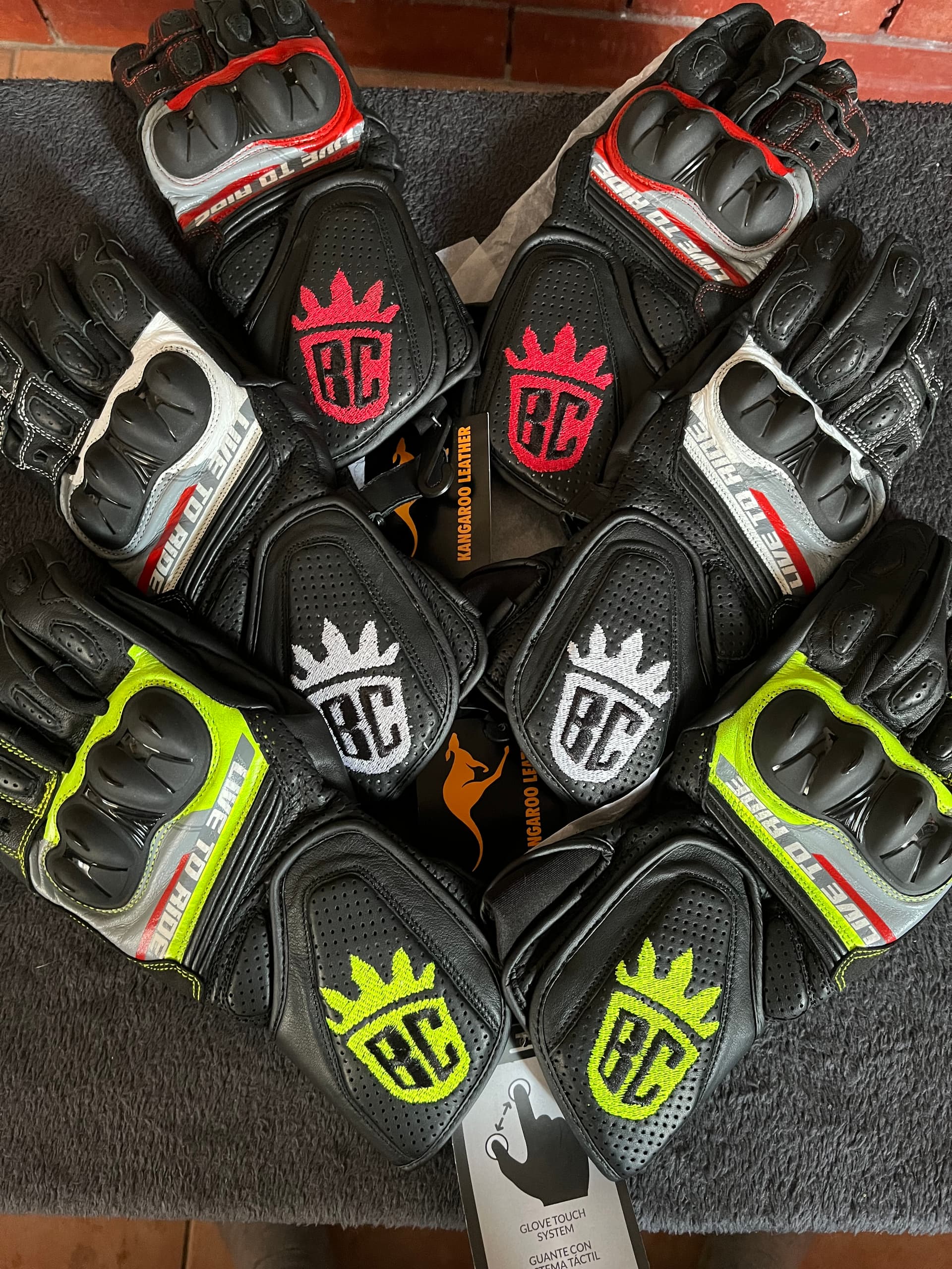 Gants en cuir