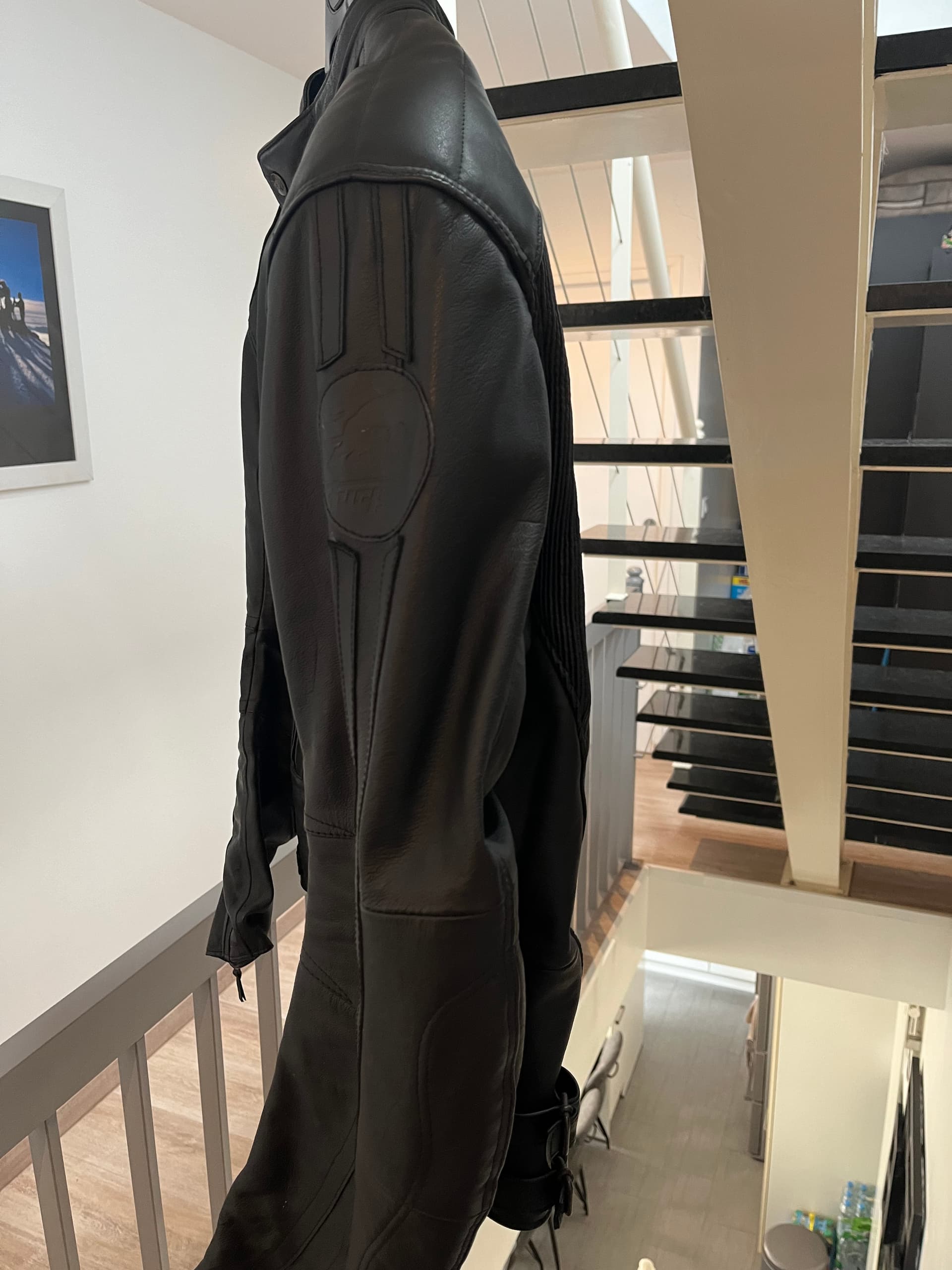 Blouson moto cuir Furygan Homme Noir — photo 4/4