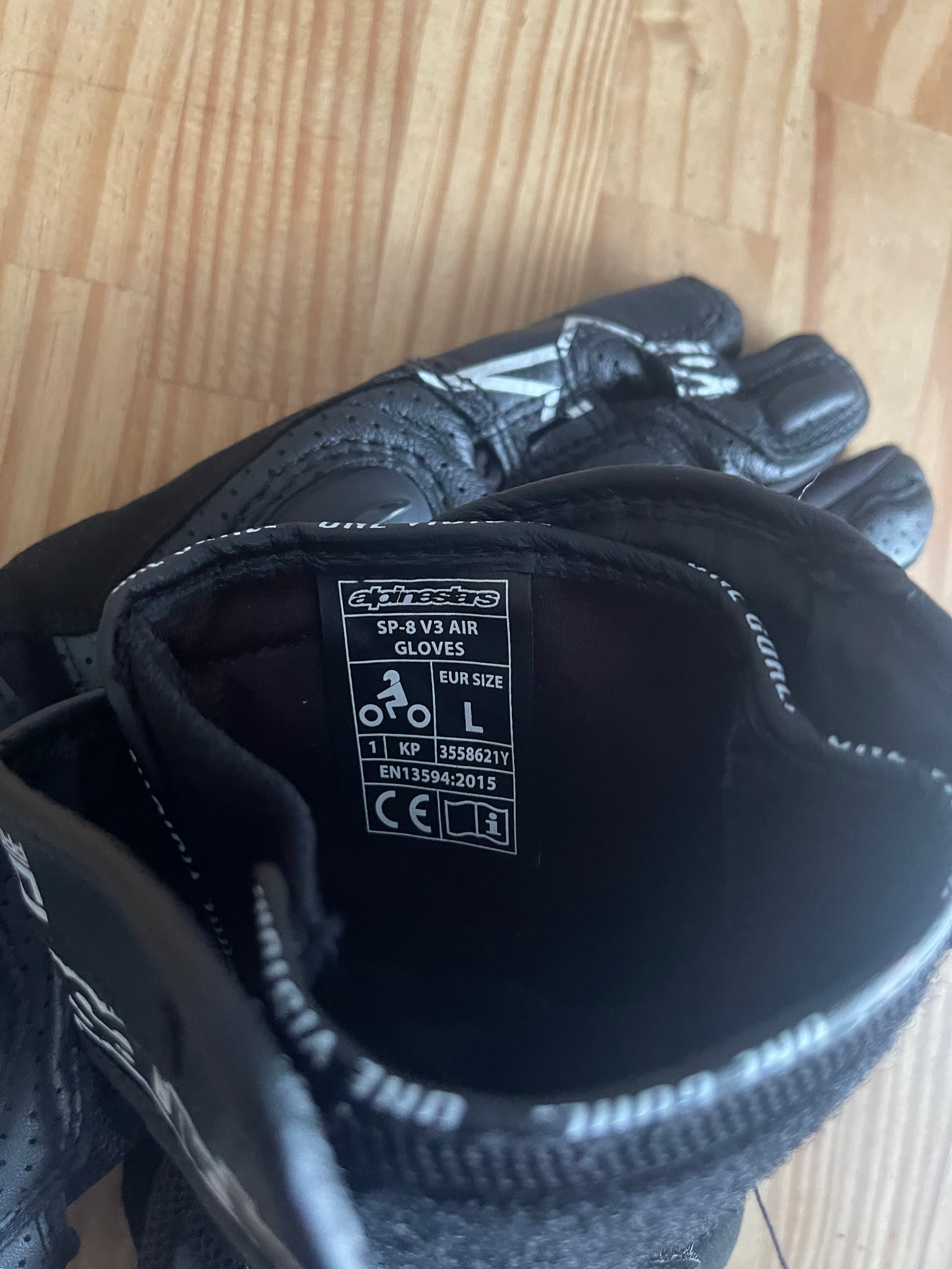 ALPINESTARS - Gants SP-8 V3 Air Noir — photo 3/4