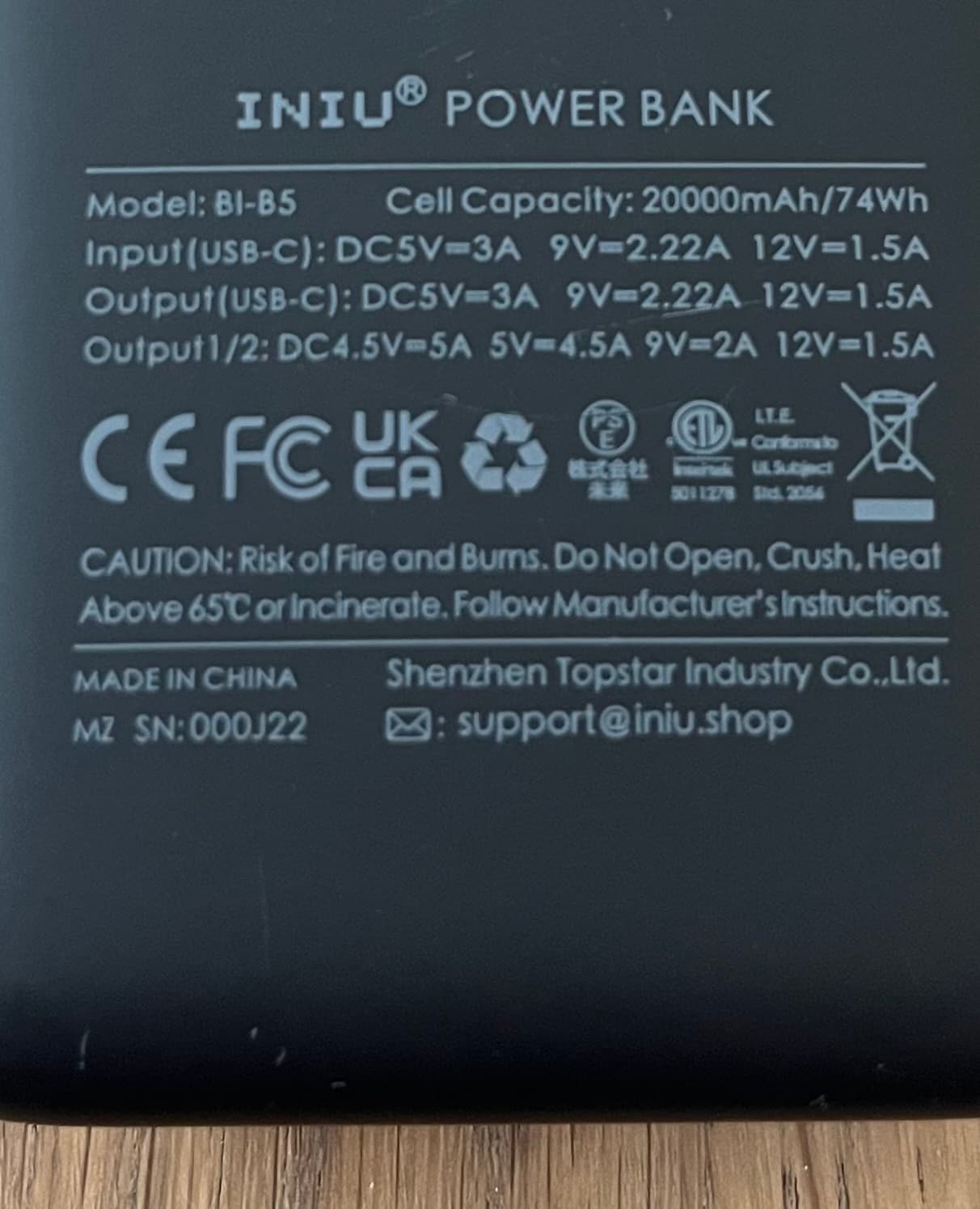 Batterie externe pour téléphone