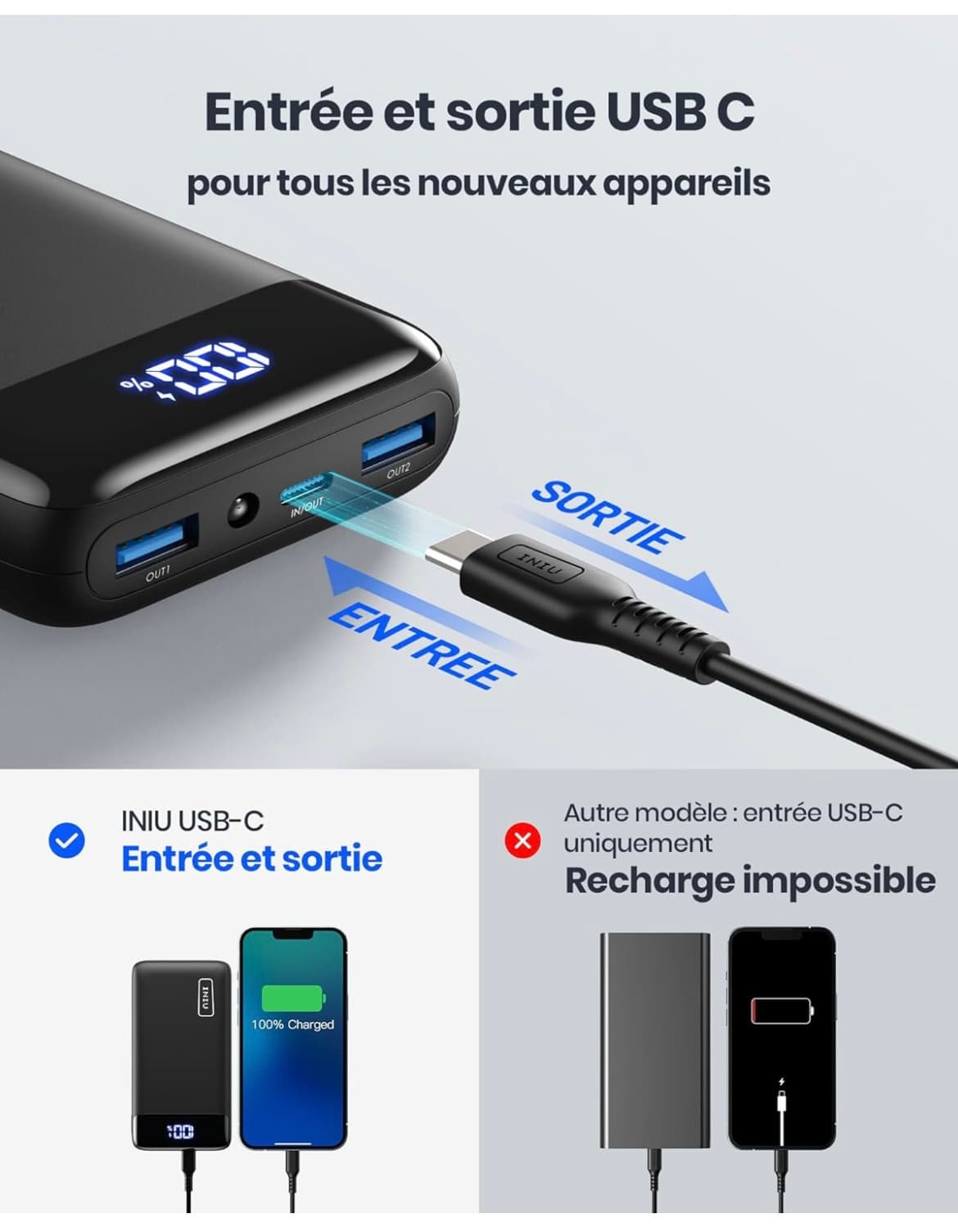 Batterie externe pour téléphone — photo 4/5