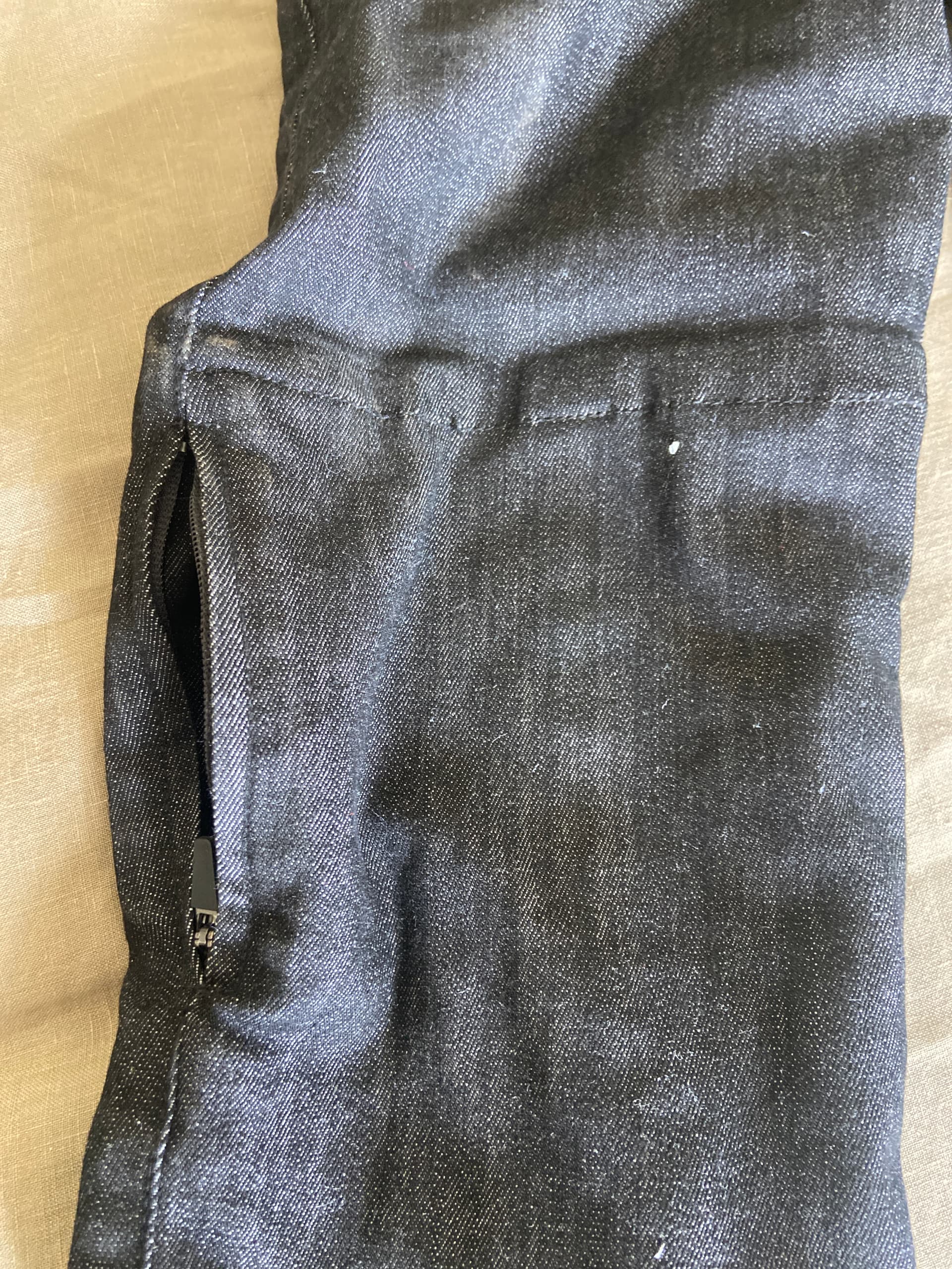 Jeans moto femme noir — photo 2/3