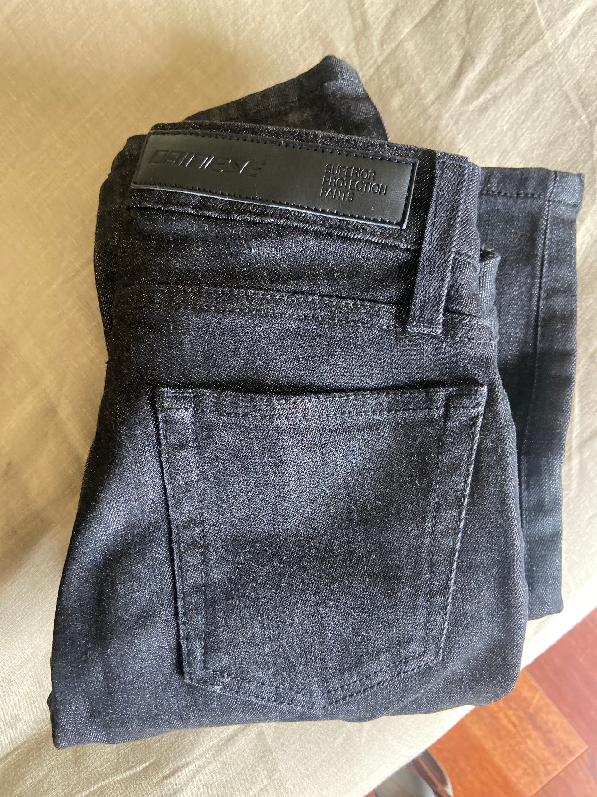 Jeans moto femme noir — photo 3/3