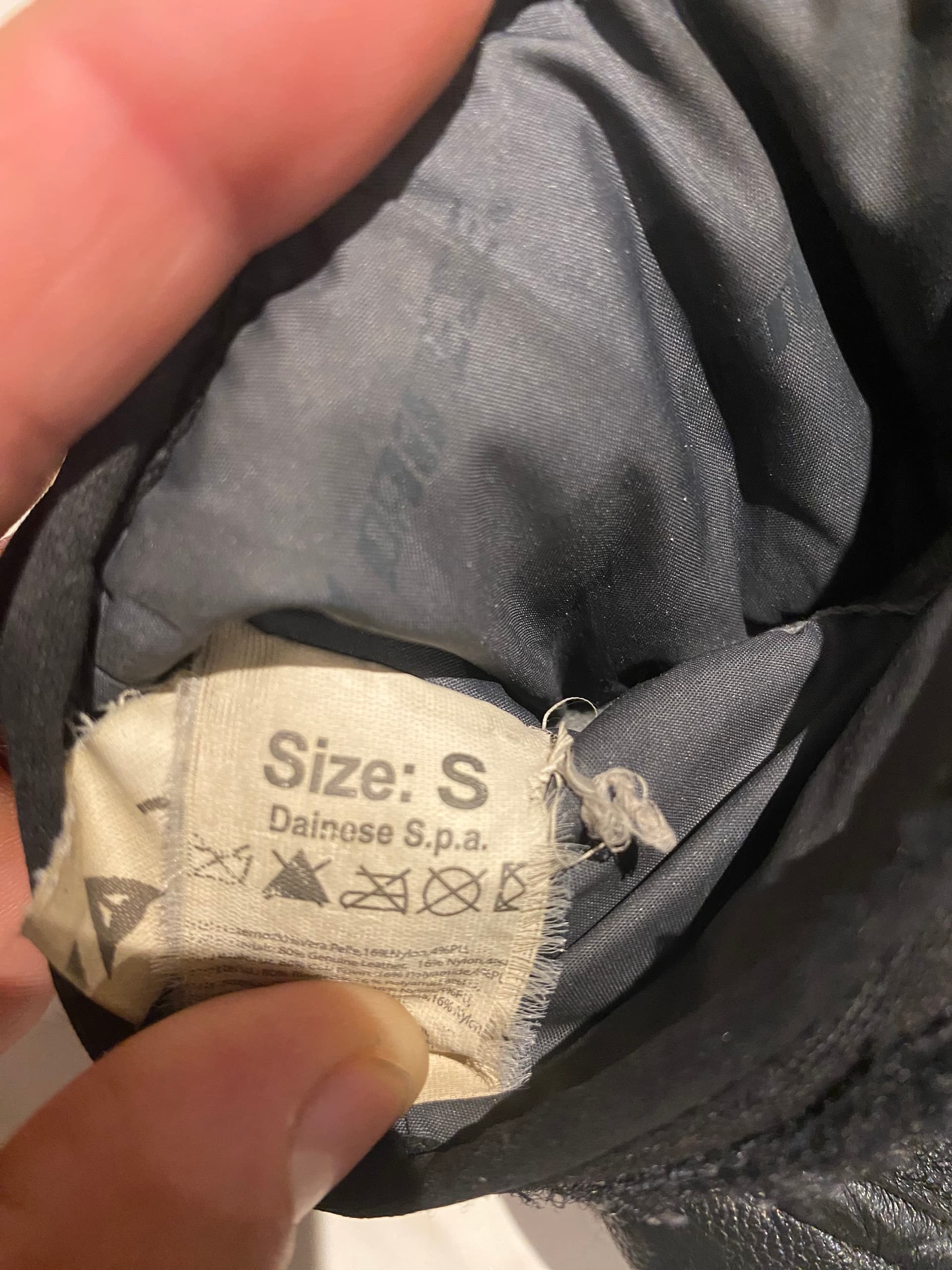 Gants hiver cuir taille s dainese  gore tex — photo 5/5