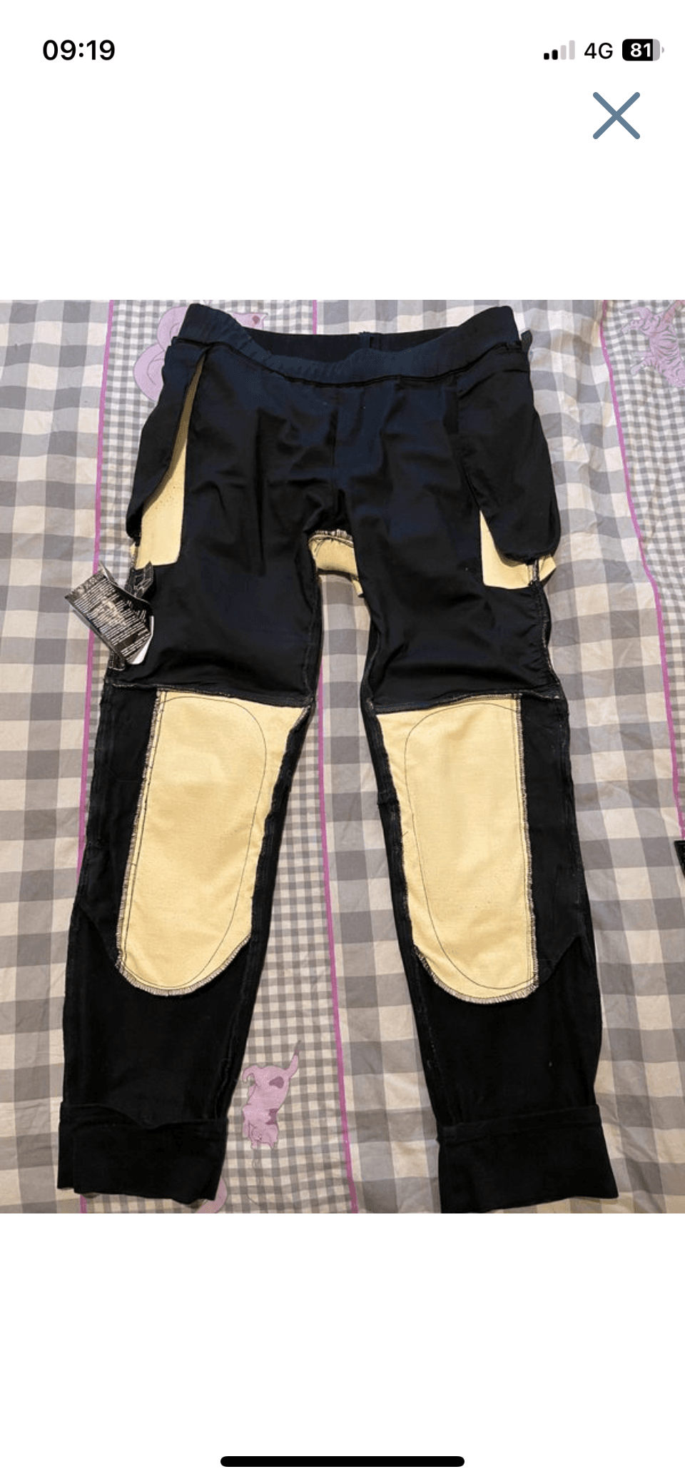 Jean pantalon moto Bering Lady Peggy noir — photo 2/3