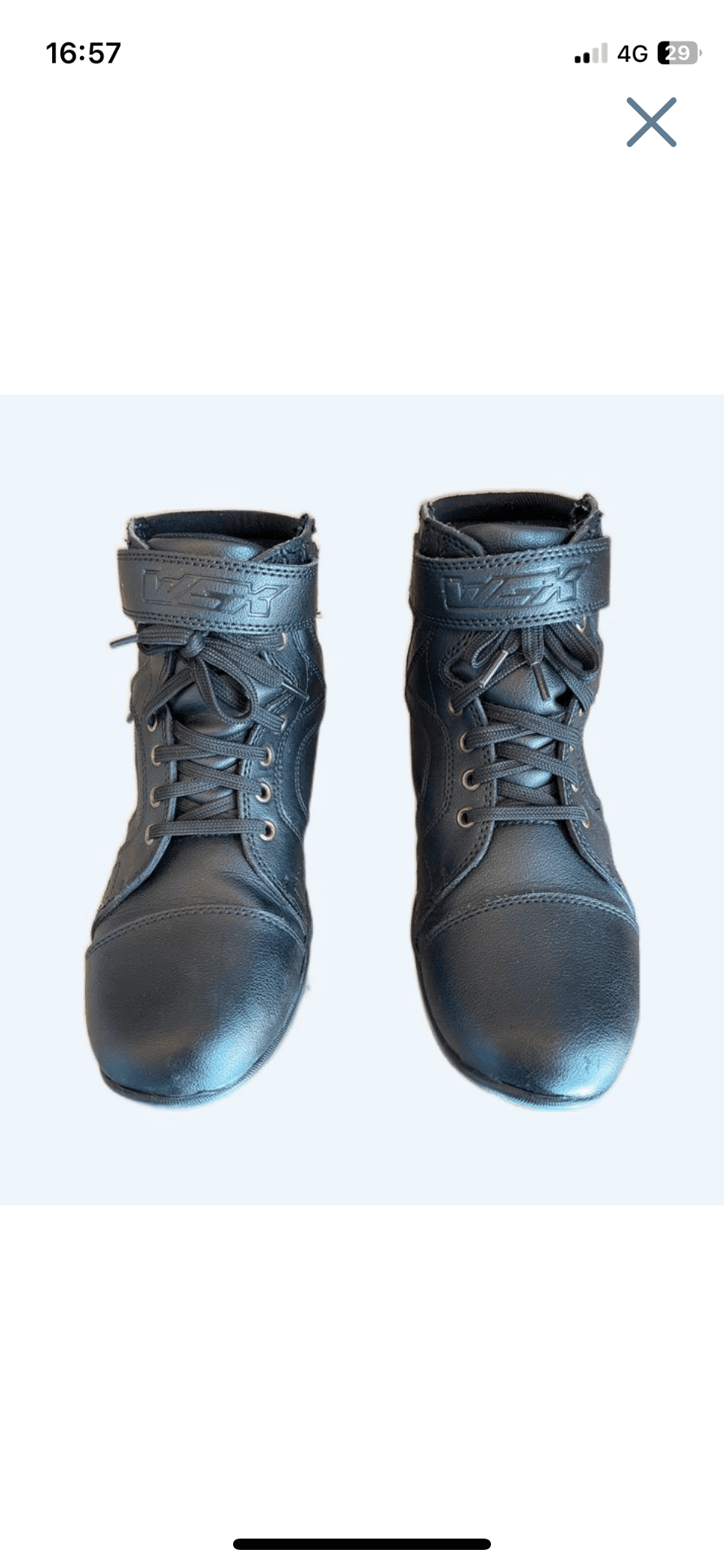 Baskets bottines moto femme noires 38