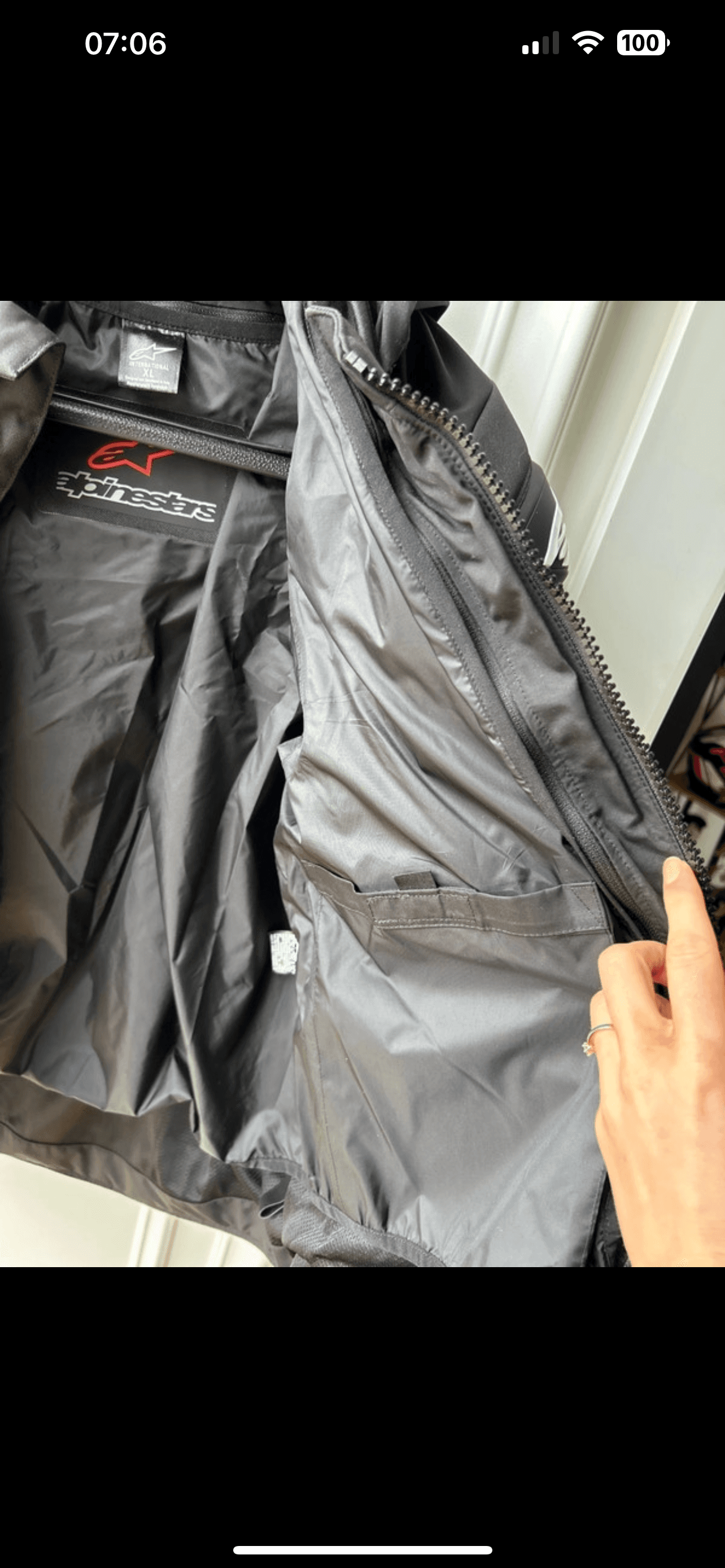 Veste été homme Zara Alpinestars — photo 4/5