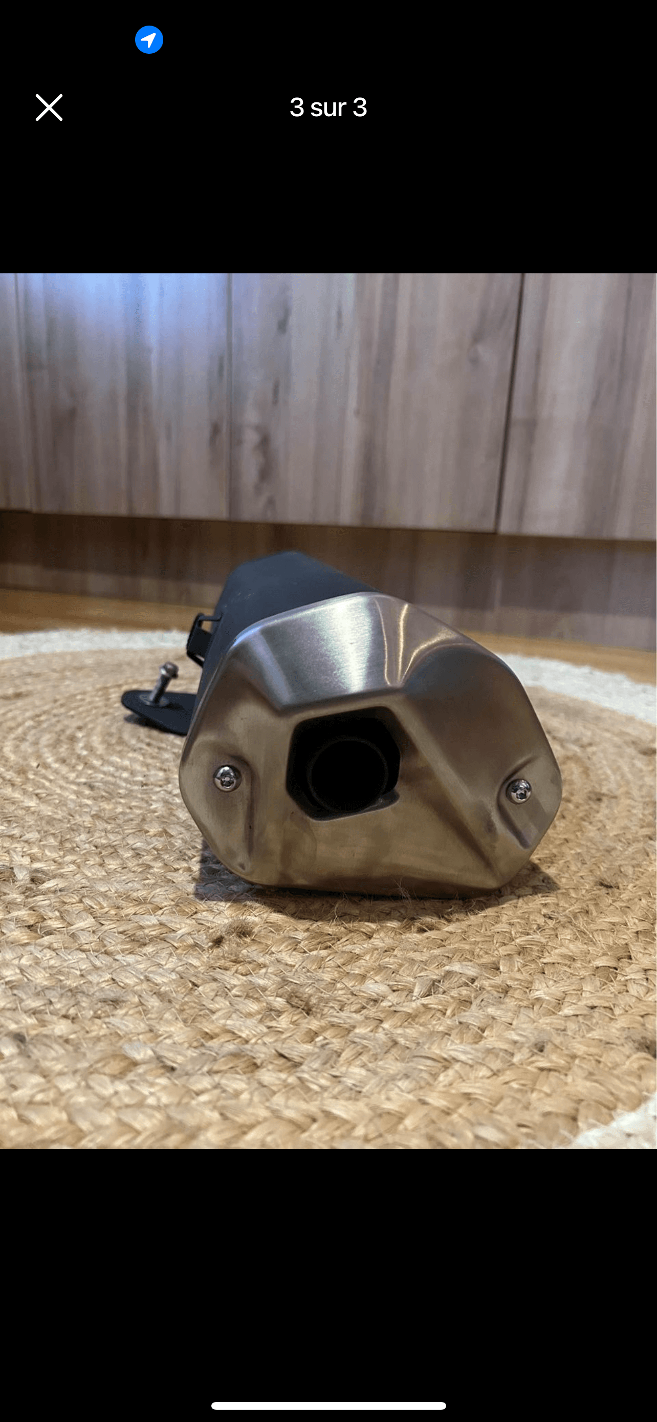 Silencieux origine Kawasaki Ninja 400 — photo 1/3
