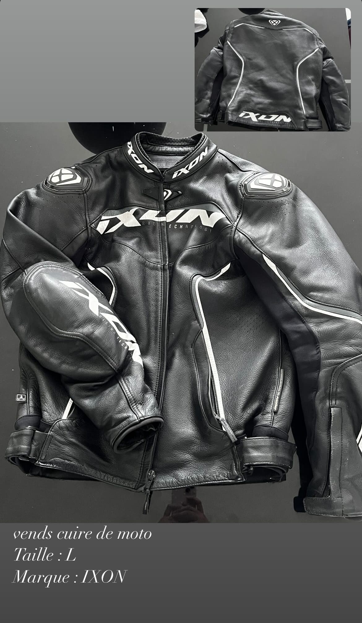 Cuire de moto IXON