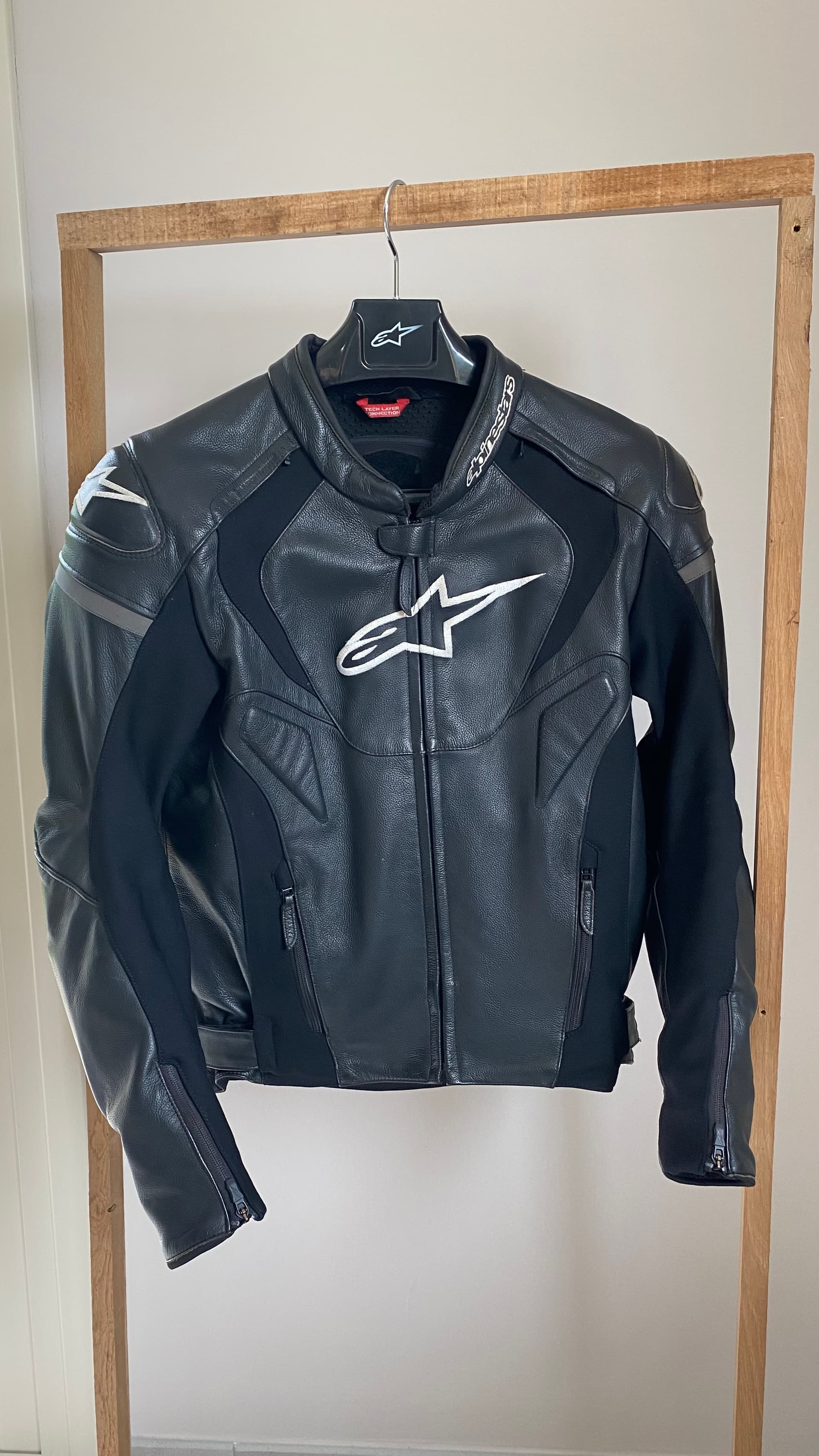 Blouson Alpinestars Cuir Jaw V3