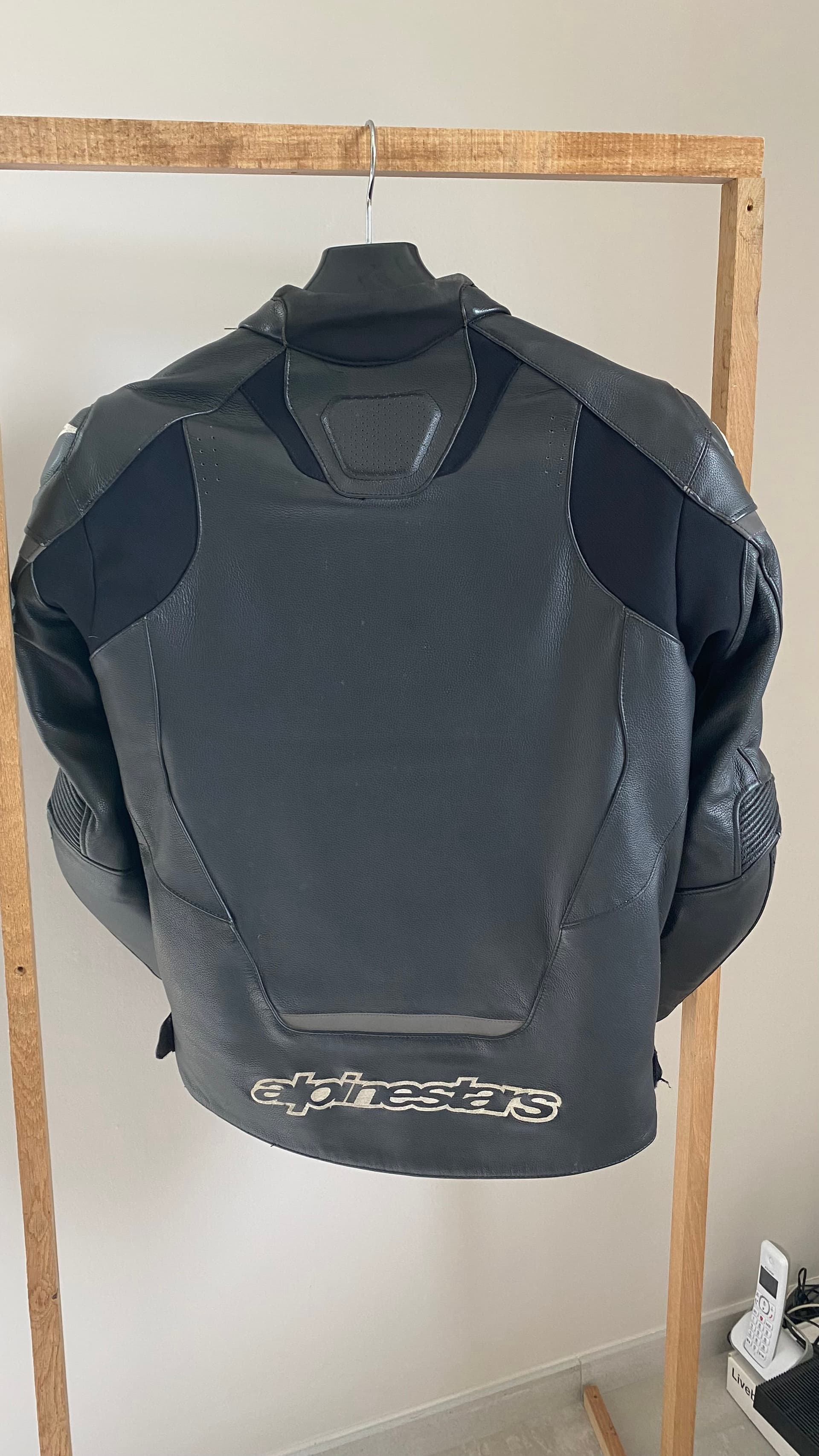 Blouson Alpinestars Cuir Jaw V3 — photo 3/5