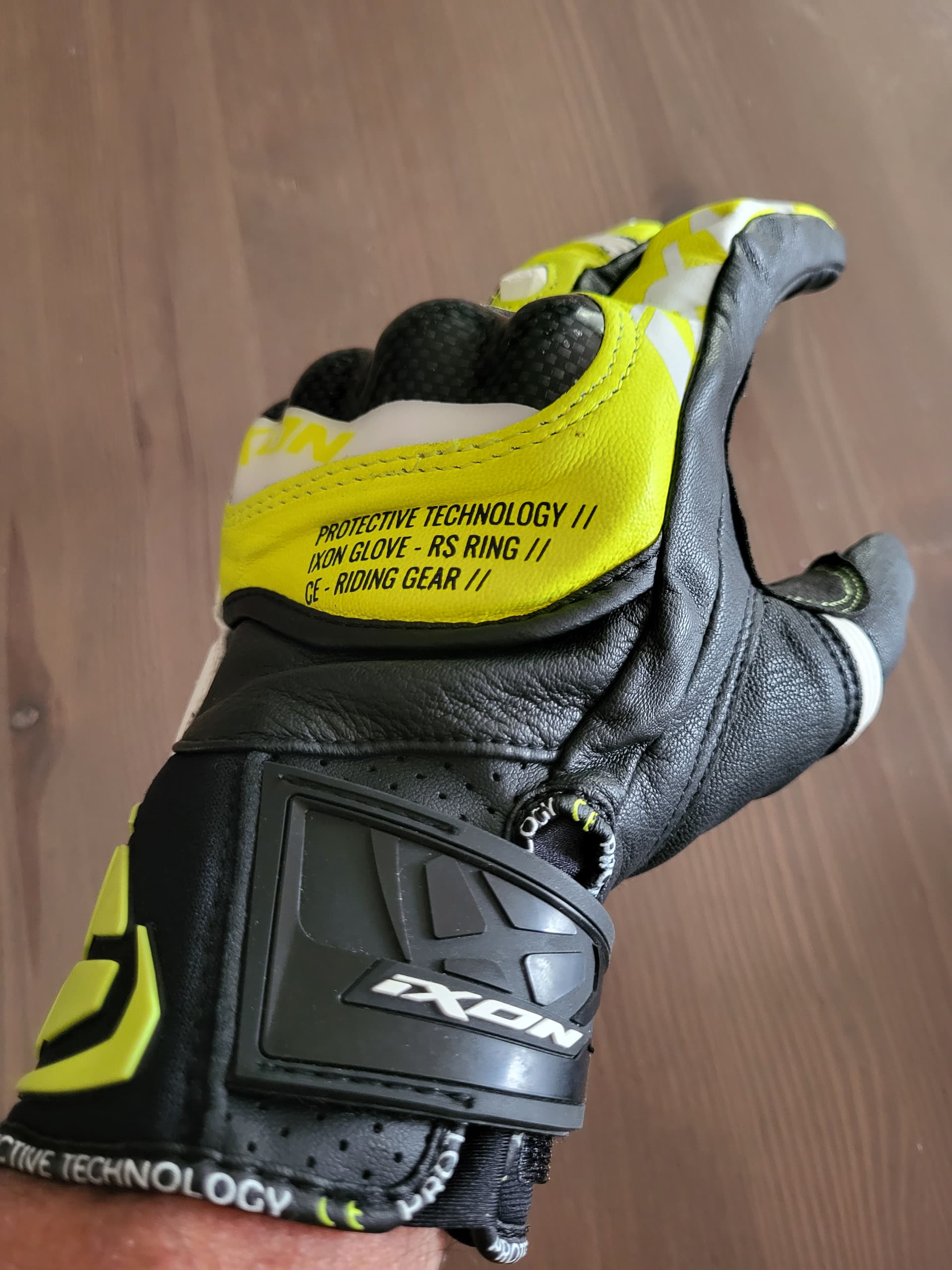 Gants moto IXON modèle RS RING — photo 3/4