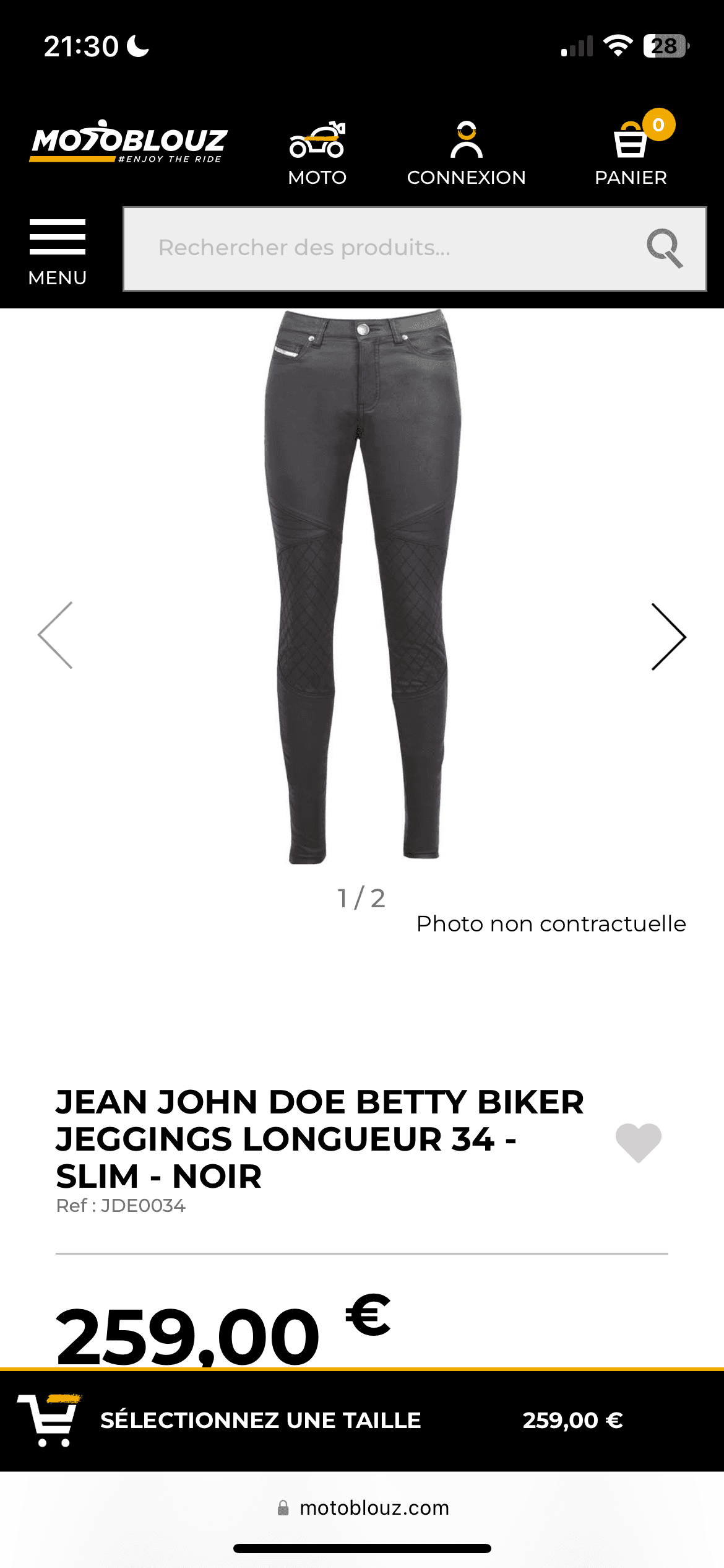 Pantalon moto John Doe