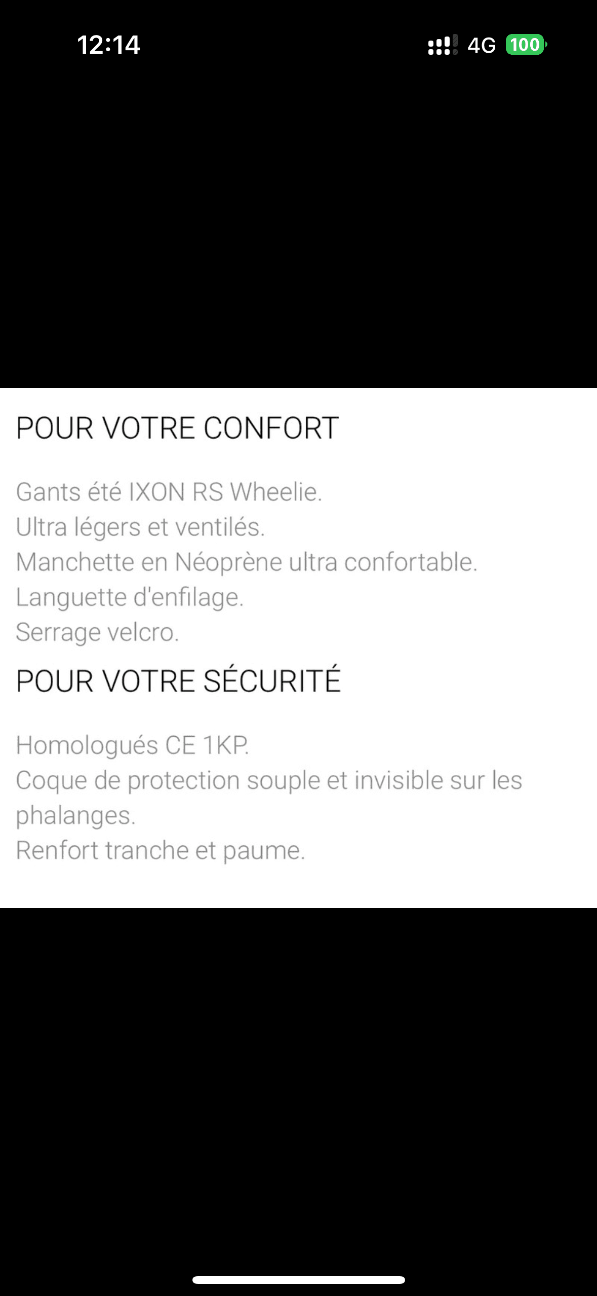 Gants moto IXON été NEUF — photo 2/3
